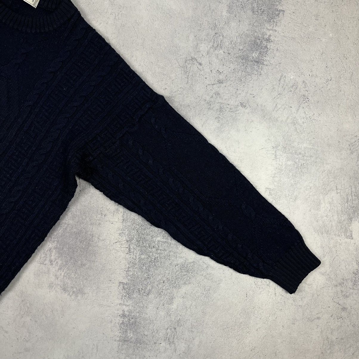 Burberry Vintage Burberry knit big logo wool sweater 90’s Size US M / EU 48-50 / 2 - 6 Thumbnail