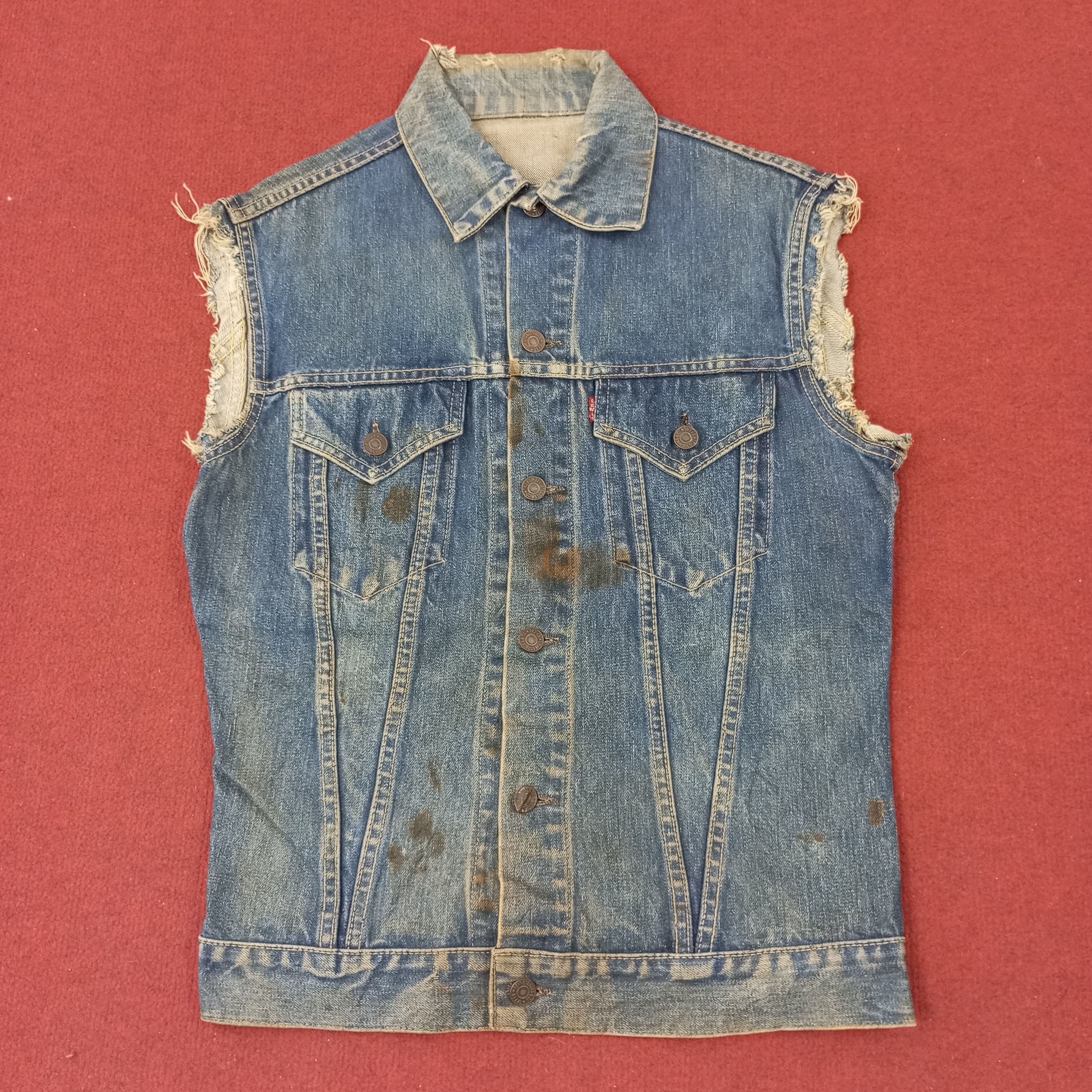 Levi's Levis Big E Sleeveless Jacket C214N12 Size US S / EU 44-46 / 1 - 3 Thumbnail