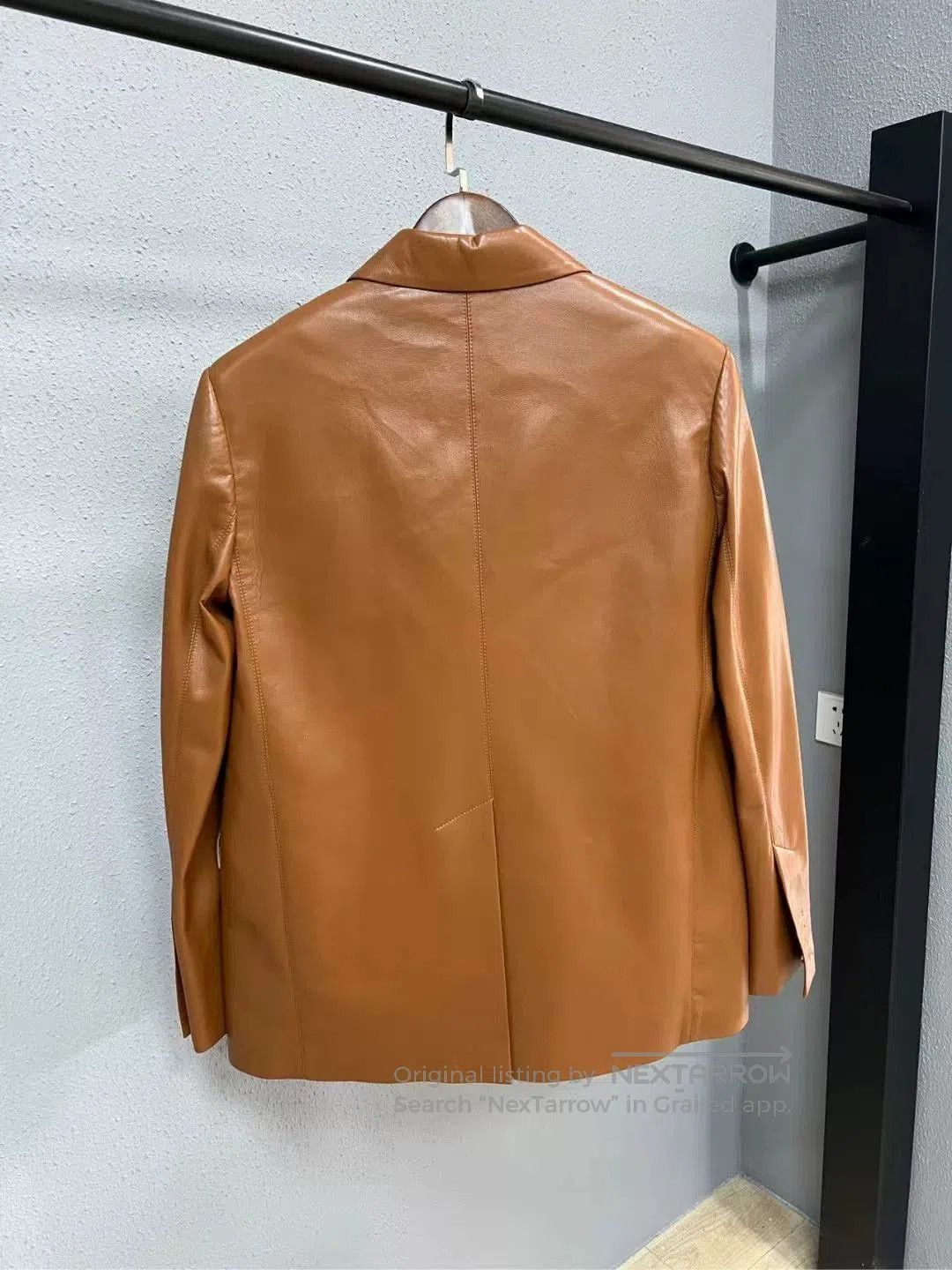 Nanushka Nanushka Maillard Leather Jacket. Size L / US 10 / IT 46 - 2 Thumbnail