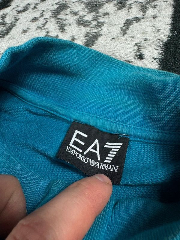 Emporio Armani Emporio Armani EA7 zip sweatshirt blue logo M Size US M / EU 48-50 / 2 - 4 Thumbnail