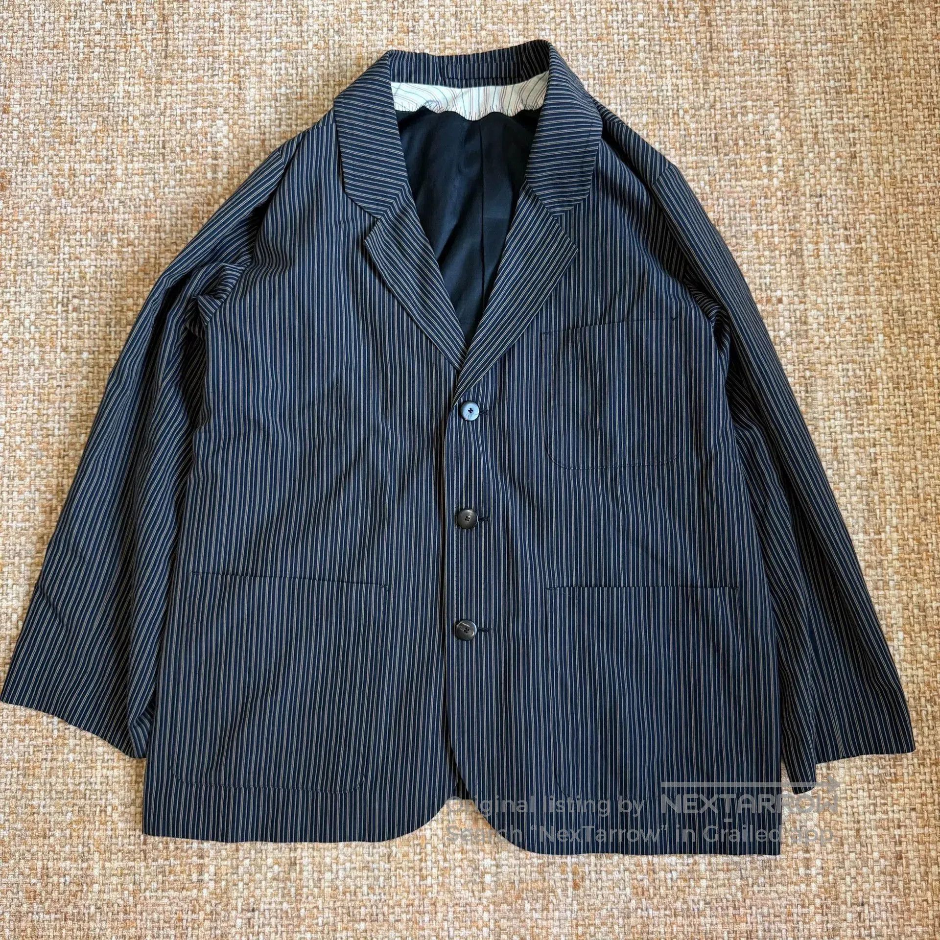 Visvim visvim new hope ii jkt santome navy stripe. Size US L / EU 52-54 / 3 - 1 Thumbnail