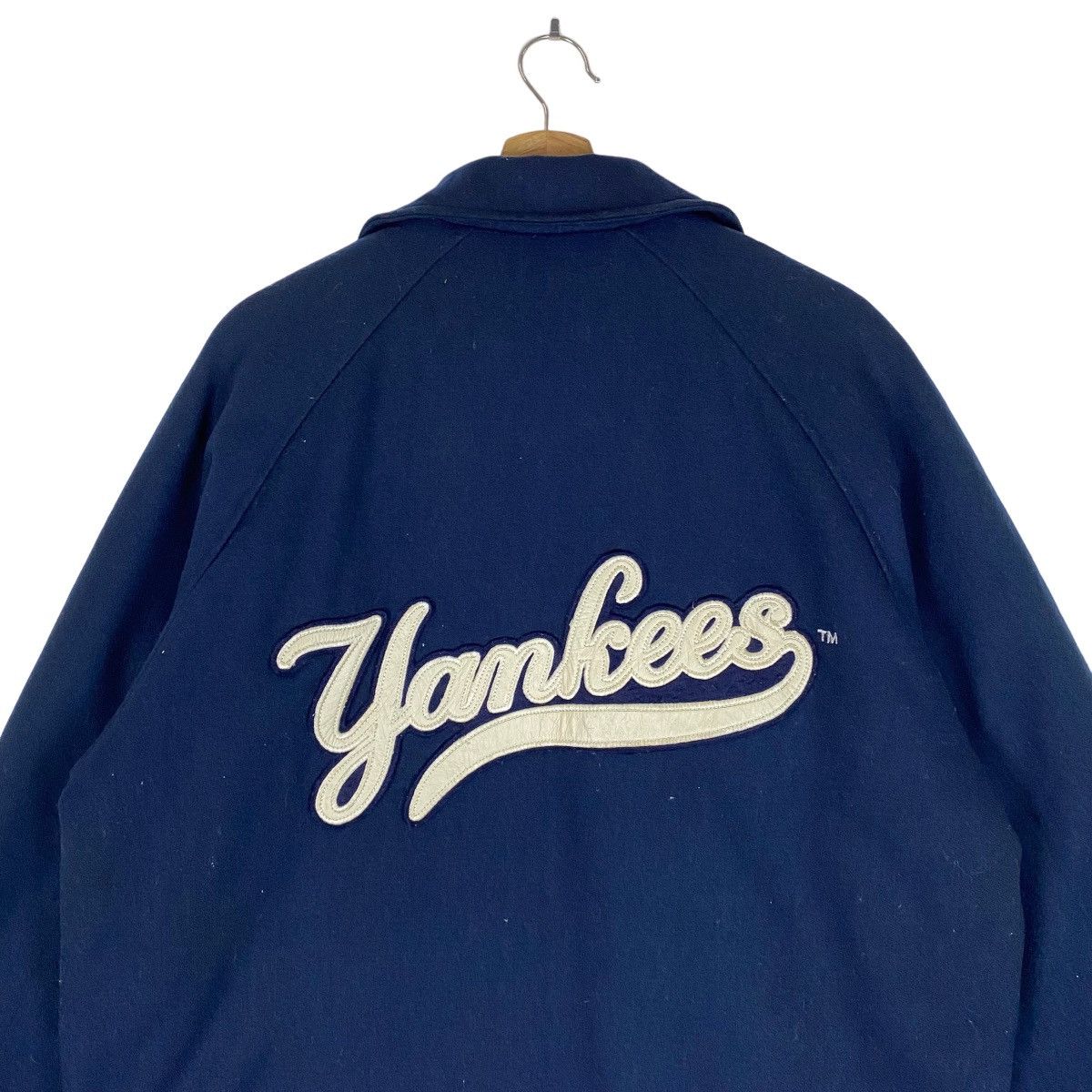 Starter ✨Vintage 90's New York Yenkees by Starter wool zipper jacket Size US M / EU 48-50 / 2 - 8 Thumbnail