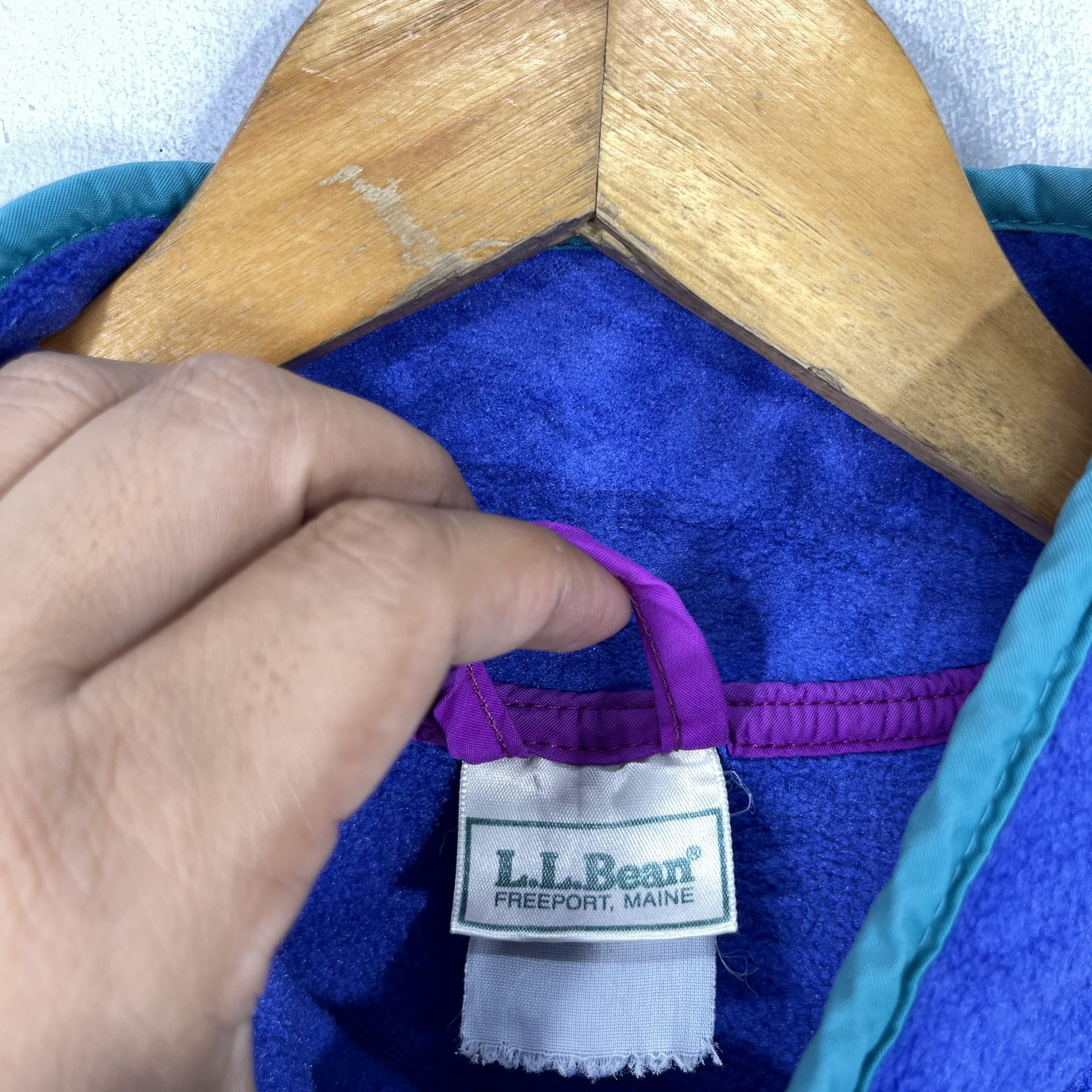 L.L. Bean Vintage LL BEAN Outdoor Sleeveless Fleece Vest Jacket Size S / US 4 / IT 40 - 4 Thumbnail