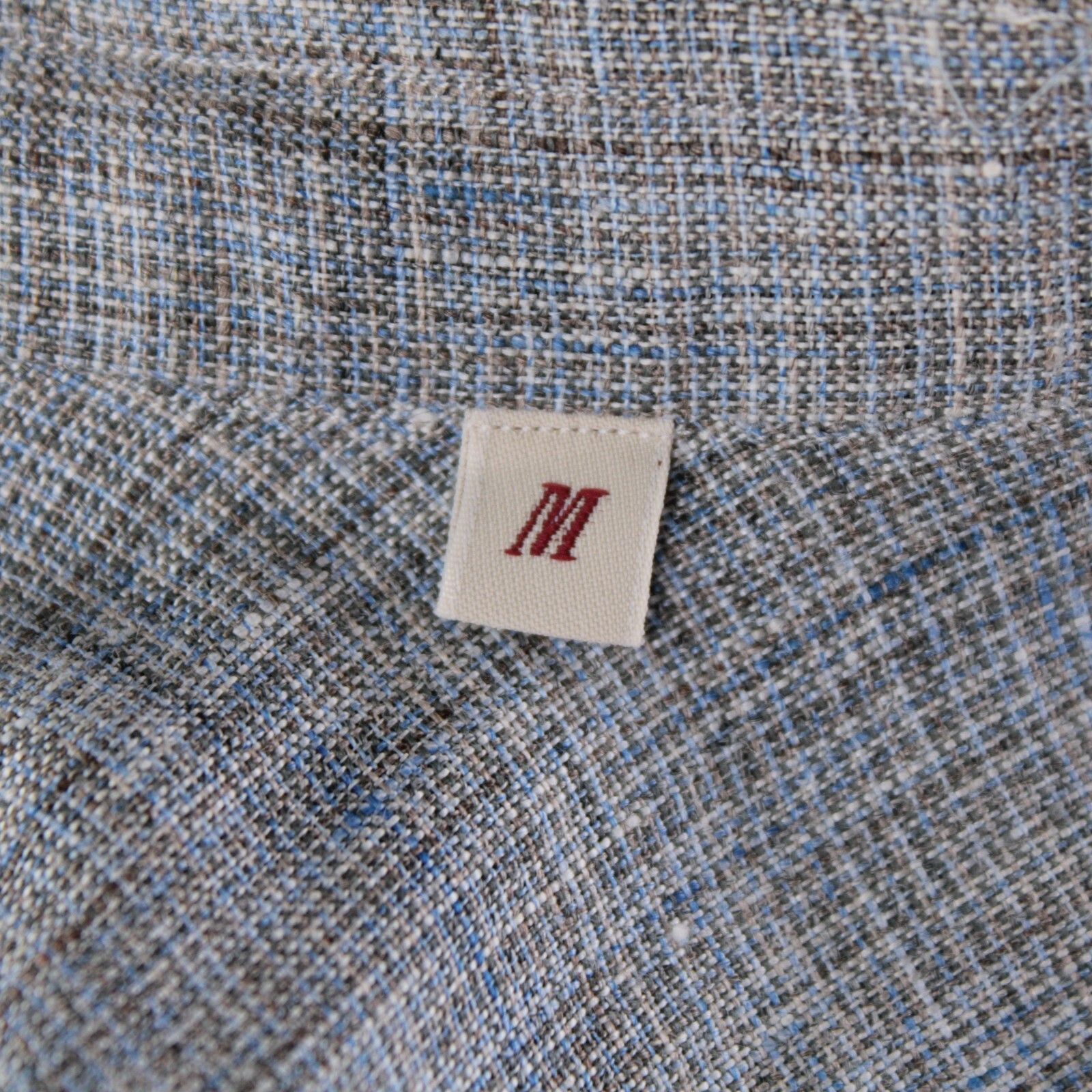 Luciano Barbera Luciano Barbera Overshirt Size M US In Blue Linen Size US M / EU 48-50 / 2 - 8 Thumbnail