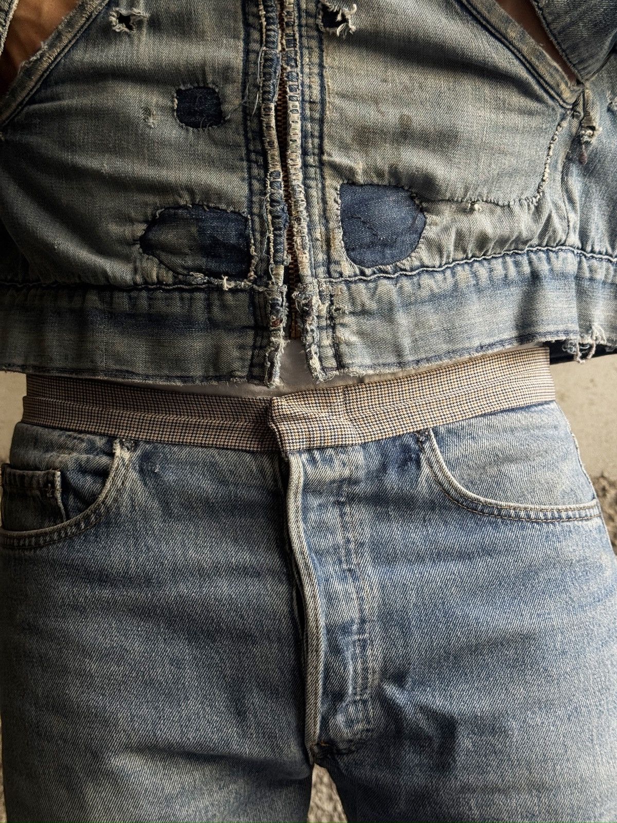 Maison Margiela Maison Martin Margiela 0 Artisanal Reworked Waistband Jeans Size US 32 / EU 48 - 5 Thumbnail
