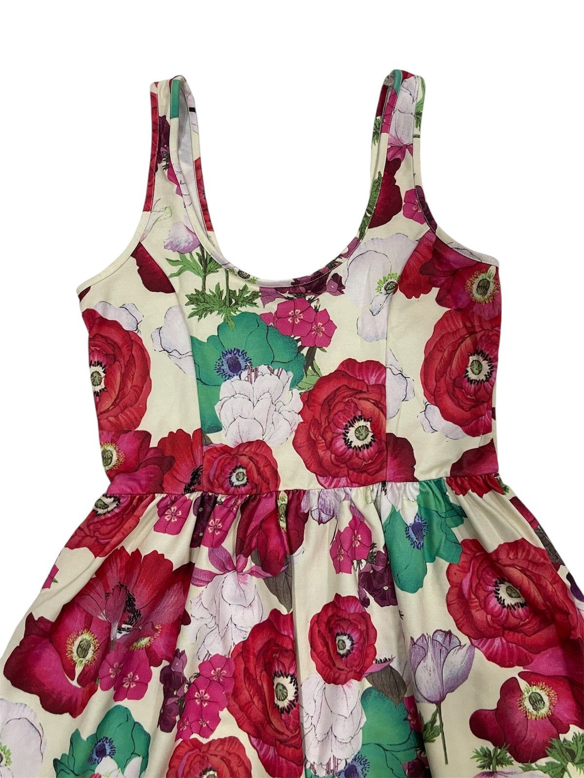Zara Zara Trafaluc top dress Pop Art Floral Designer Fashion sz M Size M / US 6-8 / IT 42-44 - 4 Thumbnail