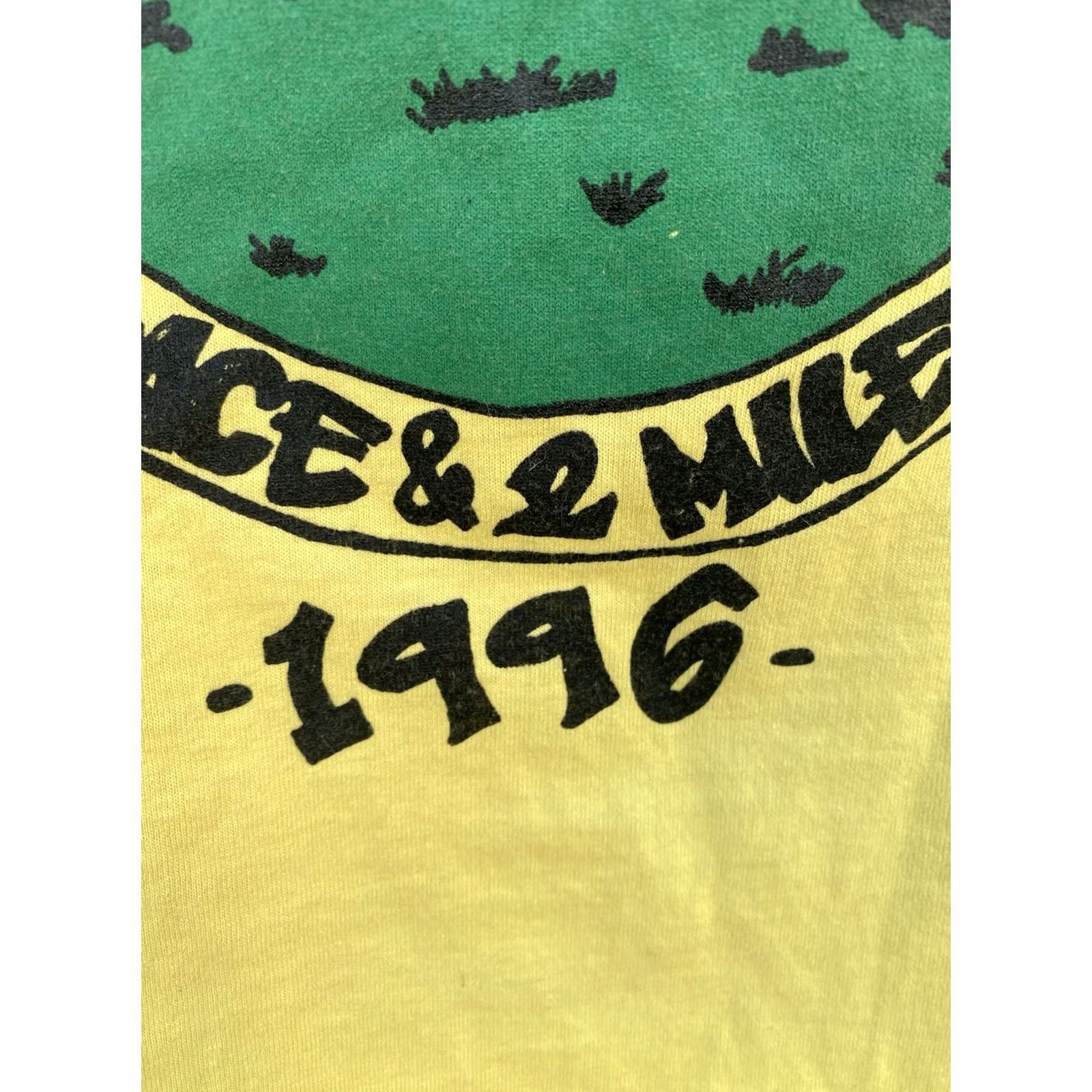 Hanes VINTAGE Hanes 10K Race T Shirt Kiwanis Club Palm Springs M Crew Neck Short Sleeve Yellow 1996 50/50 Graphic Print Mens Size US M / EU 48-50 / 2 - 5 Thumbnail