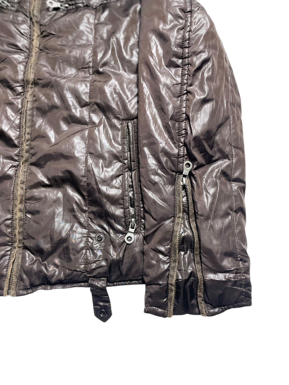 14th Addiction 2000’s Mossimo - Bikers Trim Fur Puffer Jacket Size US M / EU 48-50 / 2 - 9 Thumbnail