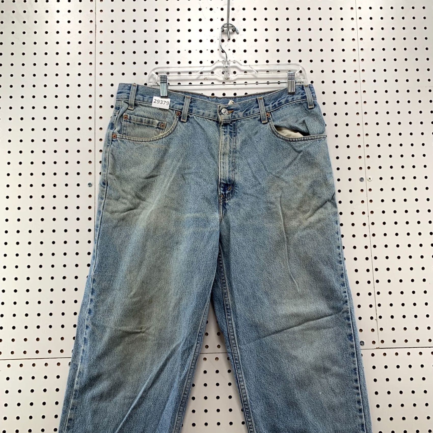 Levi's Vintage 90s Levi'S 550 Denim Blue Jeans Mens Size Fits 35X28.5 Relaxed Straight Size US 35 - 2 Thumbnail
