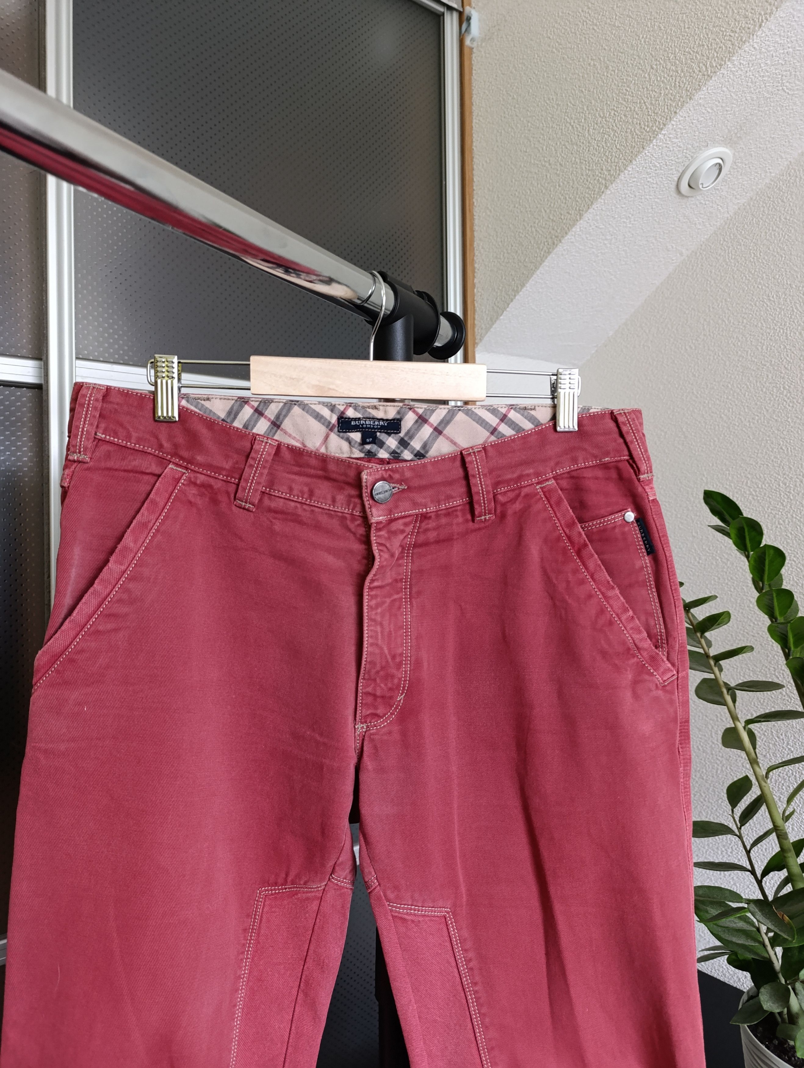 BURBERRY LONDON VINTAGE MENS TROUSERS PANTS NOVA CHECK