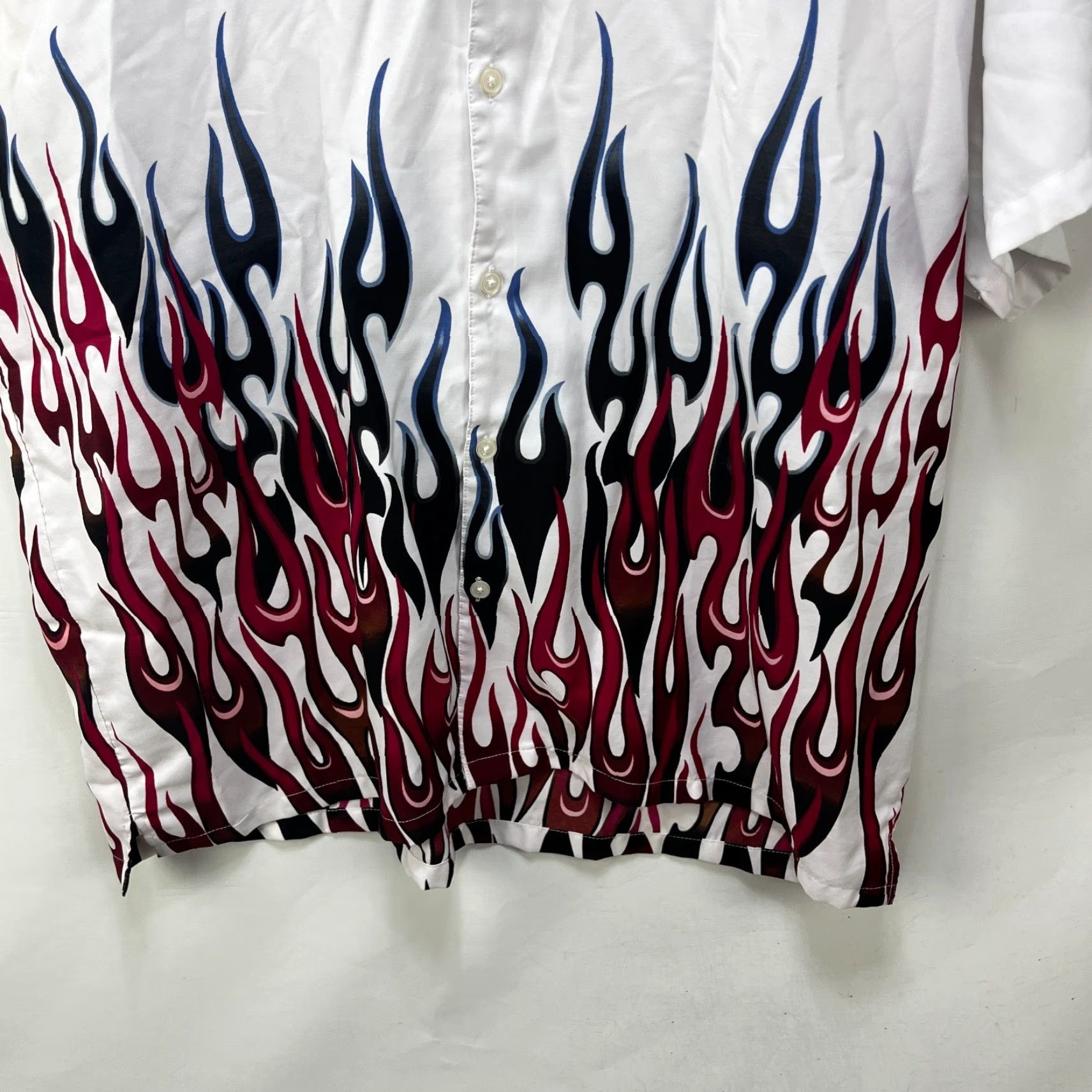 Vintage VINTAGE Nike Air Shirt XL White 90s USA Logo Button Short Sleeve Men Size US XL / EU 56 / 4 - 2 Thumbnail