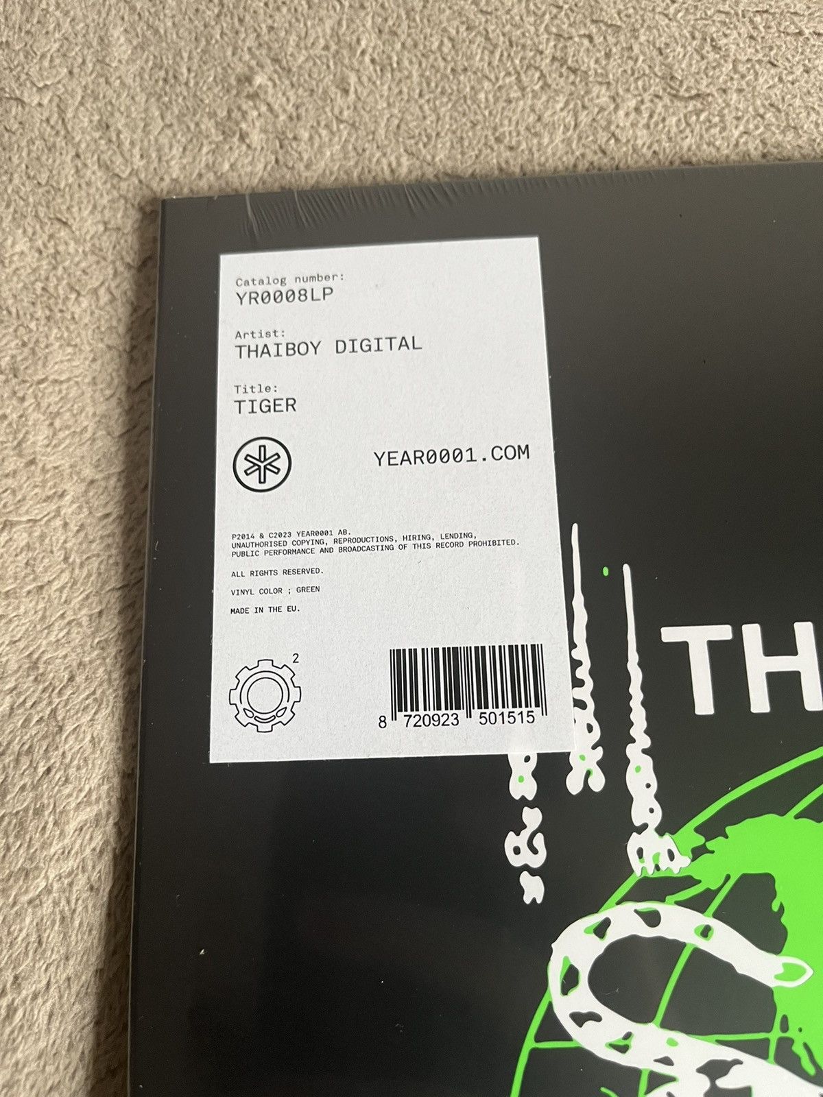 Drain Gang × Sad Boys Thaiboy Digital Tiger 12” Vinyl Record 2nd Pressing Size ONE SIZE - 2 Thumbnail