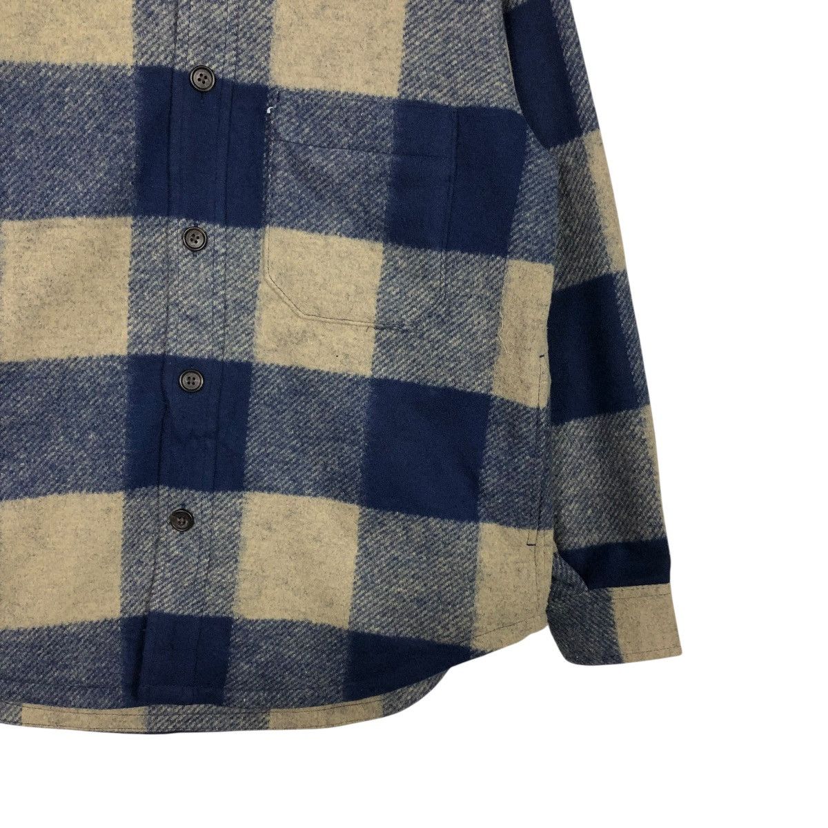 Japanese Brand 🔥VINTAGE WOOL CHORE JACKET UNIQLO TARTAN DEISGN ISSEY MIYAKE Size US L / EU 52-54 / 3 - 7 Thumbnail