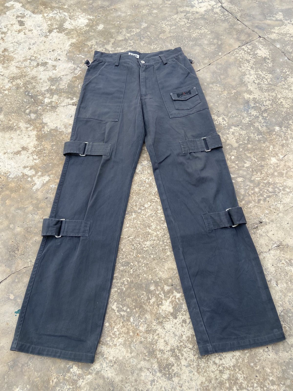 Japanese Brand Slash + Number Bondage Style Pant Size US 29 - 1 Thumbnail