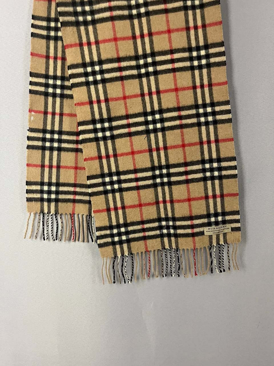 Burberry Burberry Nova Check Scarf Cashmere Size ONE SIZE - 2 Thumbnail