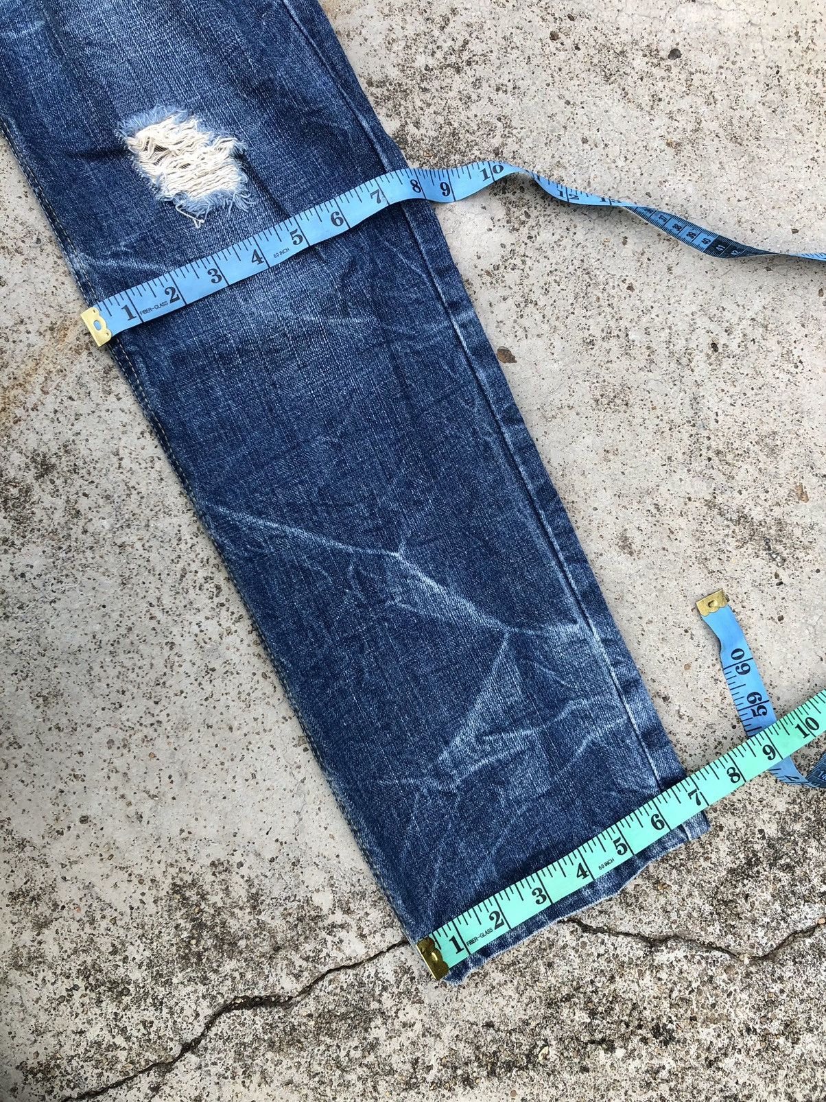 Japanese Brand COLZA DOUBLE WAIST DENIM Size US 30 / EU 46 - 9 Thumbnail