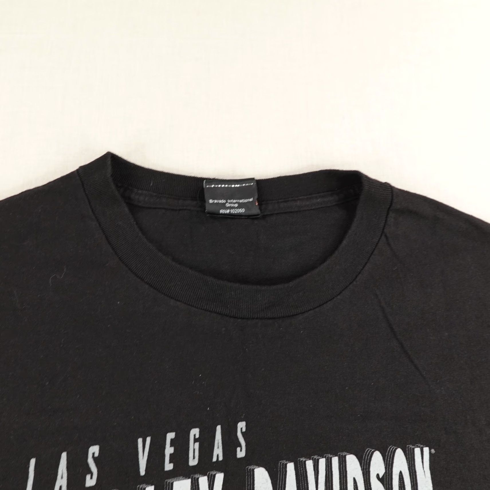 Harley Davidson Harley-Davidson Shirt Mens 2XL Black Biker Skull Tee - Graphic Print Crew Neck Short Sleeve, Classic Fit, Double-Sided, Cotton, Mexico - Adult Mens Size US XXL / EU 58 / 5 - 3 Thumbnail