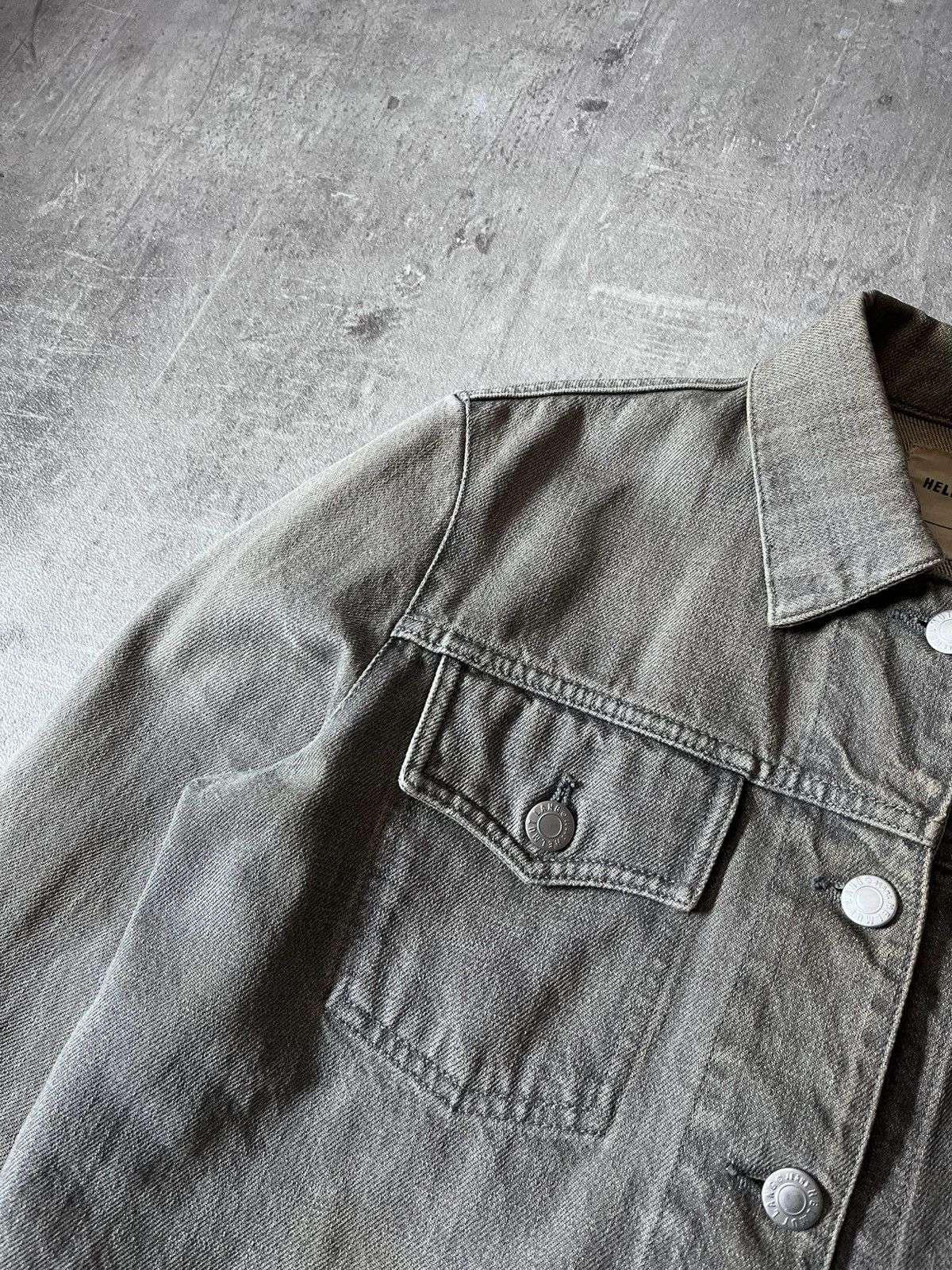 Helmut Lang Helmut Lang 90s Vintage Classic denim grey jacket Size M / US 6-8 / IT 42-44 - 5 Thumbnail