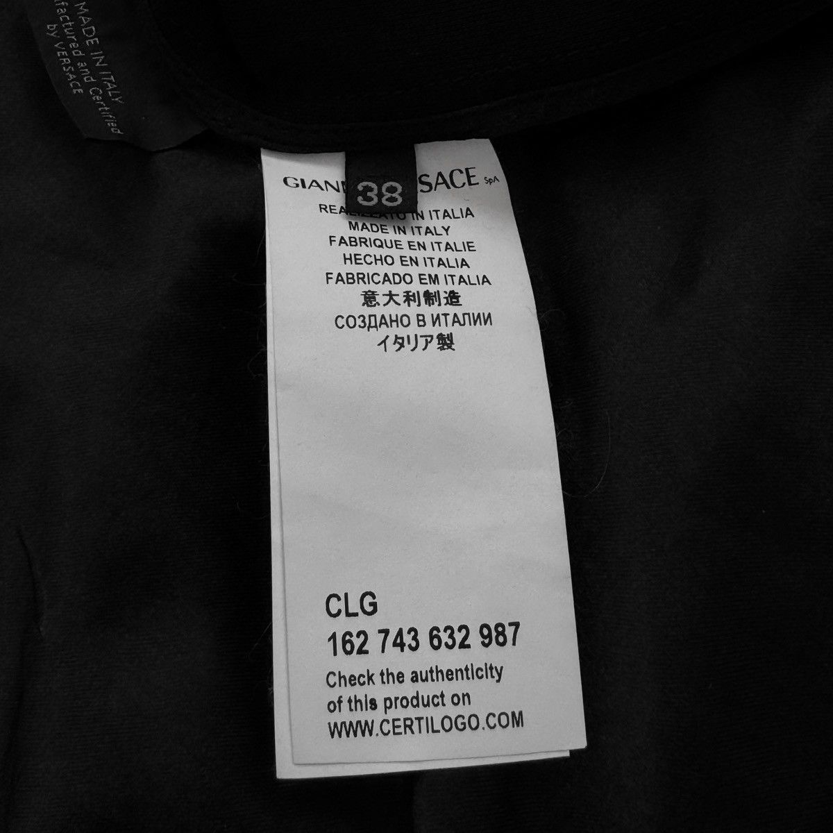 Versace Gianni Versace black blouse top. Size S / US 4 / IT 40 - 6 Thumbnail