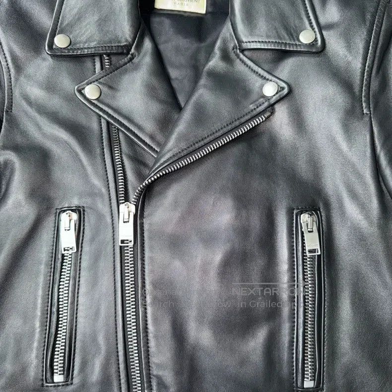 Saint Laurent Paris Saint Laurent Paris Lamb Leather Motorcycle Jacket Size US S / EU 44-46 / 1 - 3 Thumbnail