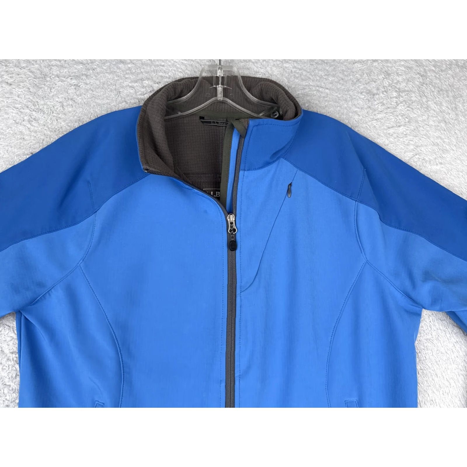 Vintage L.L.Bean Jacket Womens Large Blue Softshell Full Zip Pockets Hiking Outdoors Size L / US 10 / IT 46 - 6 Thumbnail