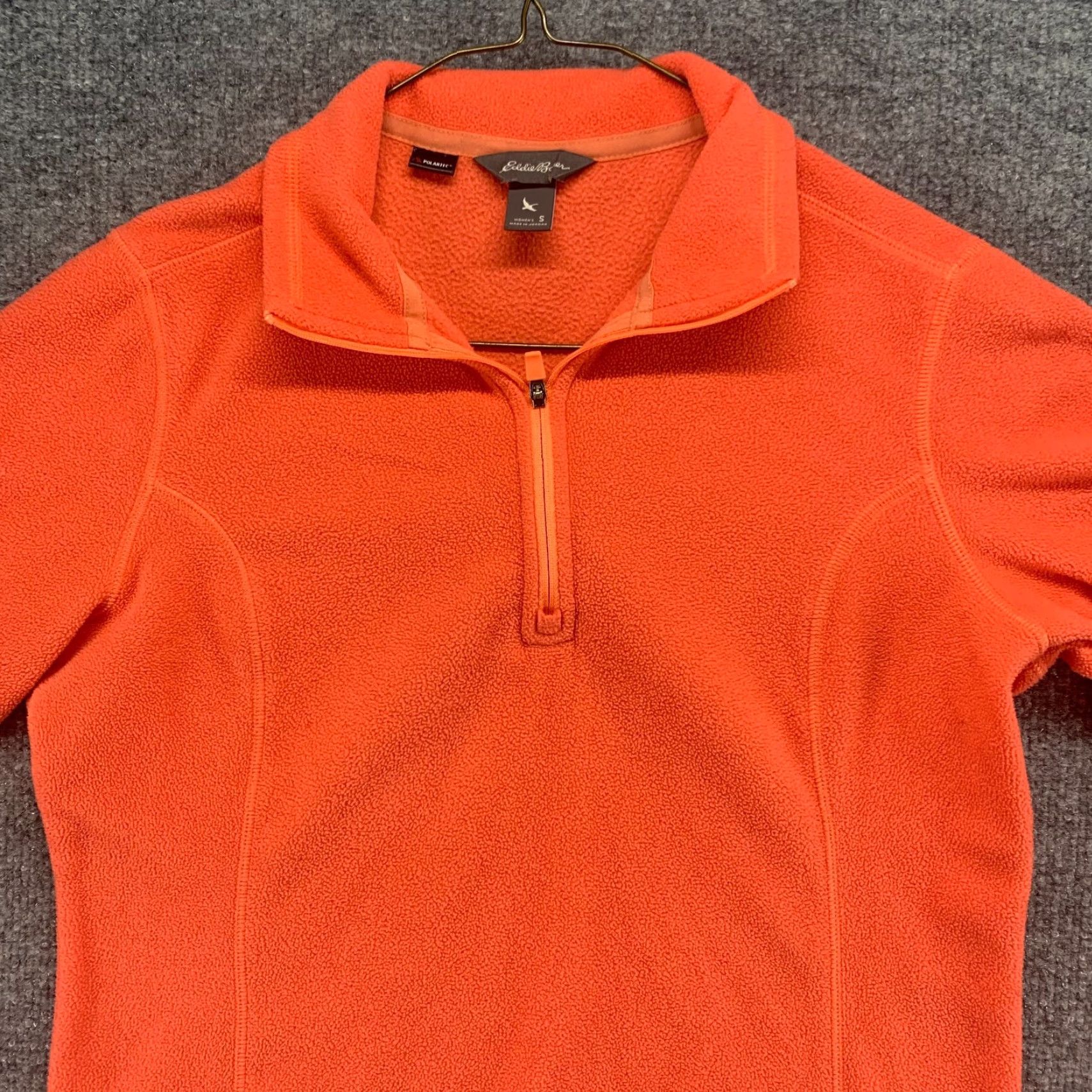 Eddie Bauer Eddie Bauer Jacket Womens Small Orange Pullover Fleece Polartec 1/4 Zip Active Size S / US 4 / IT 40 - 3 Thumbnail