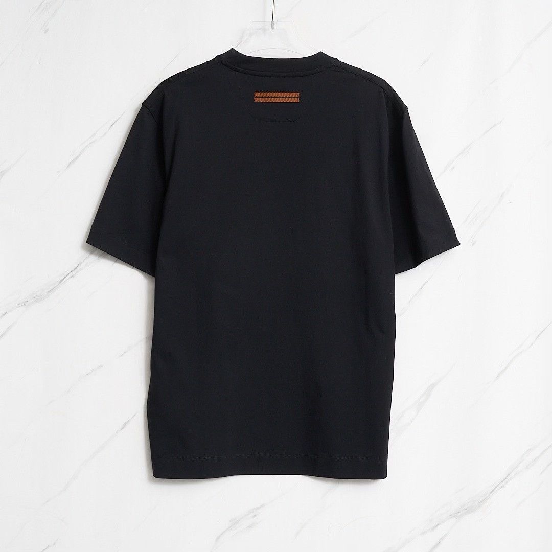Ermenegildo Zegna ZEGNA Men's Letter Print T-Shirt Size US L / EU 52-54 / 3 - 3 Thumbnail