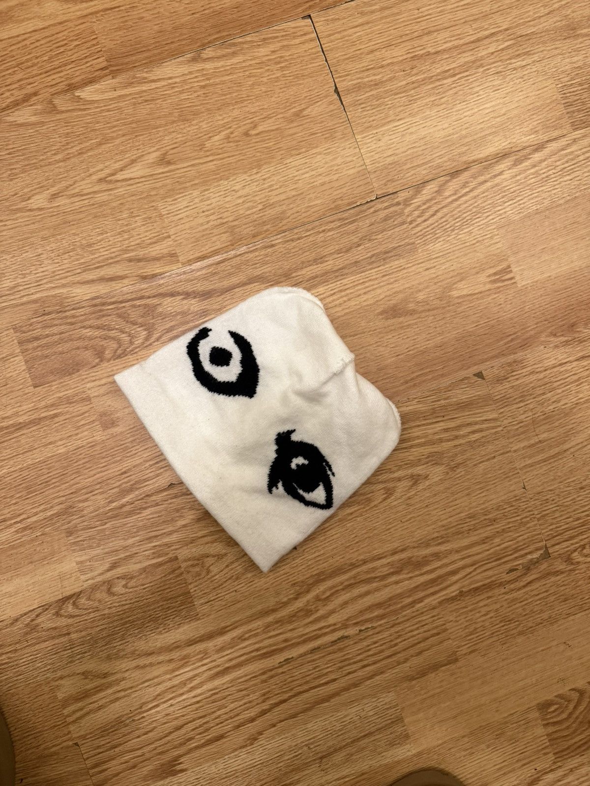 Actual Hate Actual Hate Light Weight Eye Skully - Black & White Size ONE SIZE - 1 Thumbnail