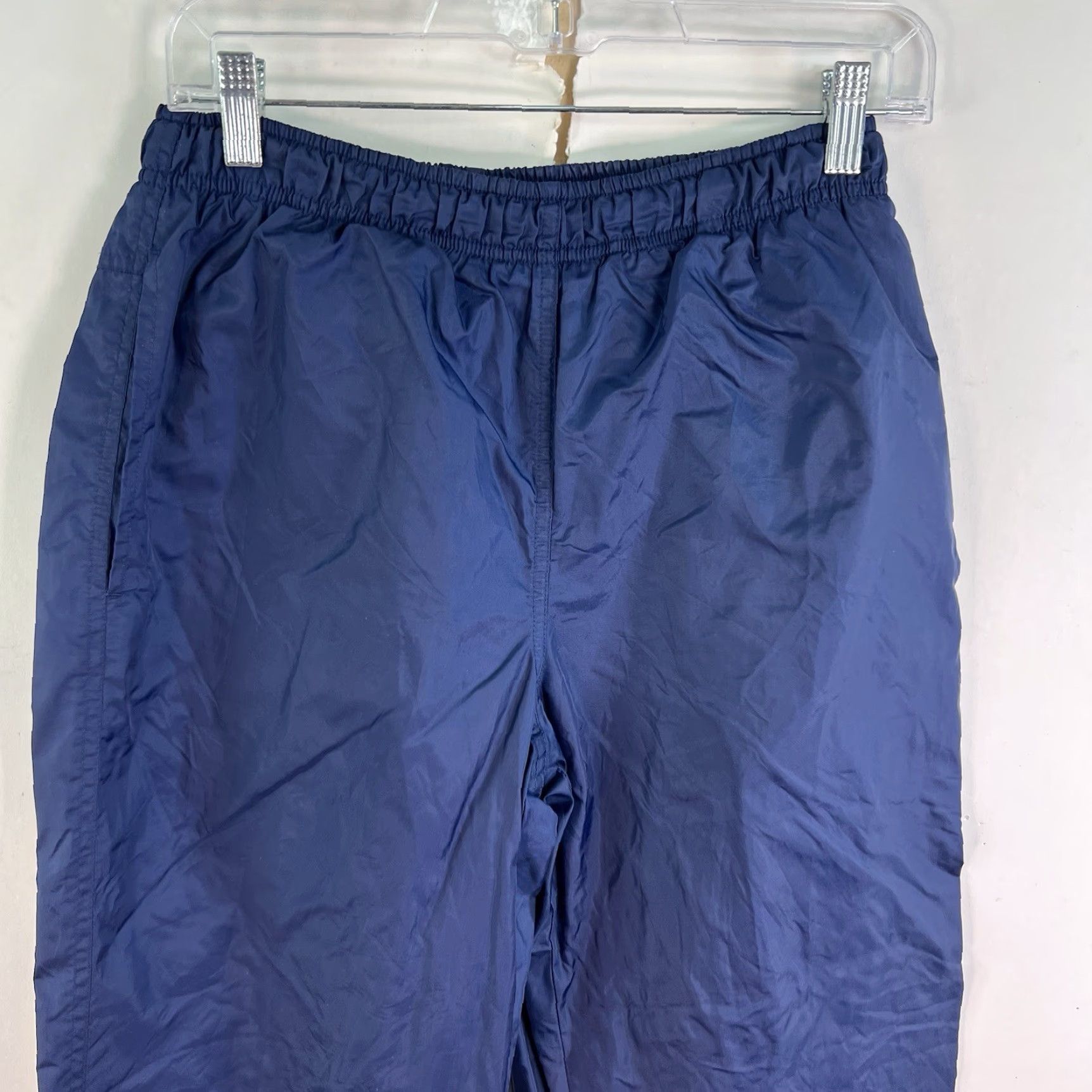 Nike VINTAGE Nike Track Pants Women Size S Blue Lined Tapered Activewear 90s Athleisure Size 28" / US 6 / IT 42 - 2 Thumbnail
