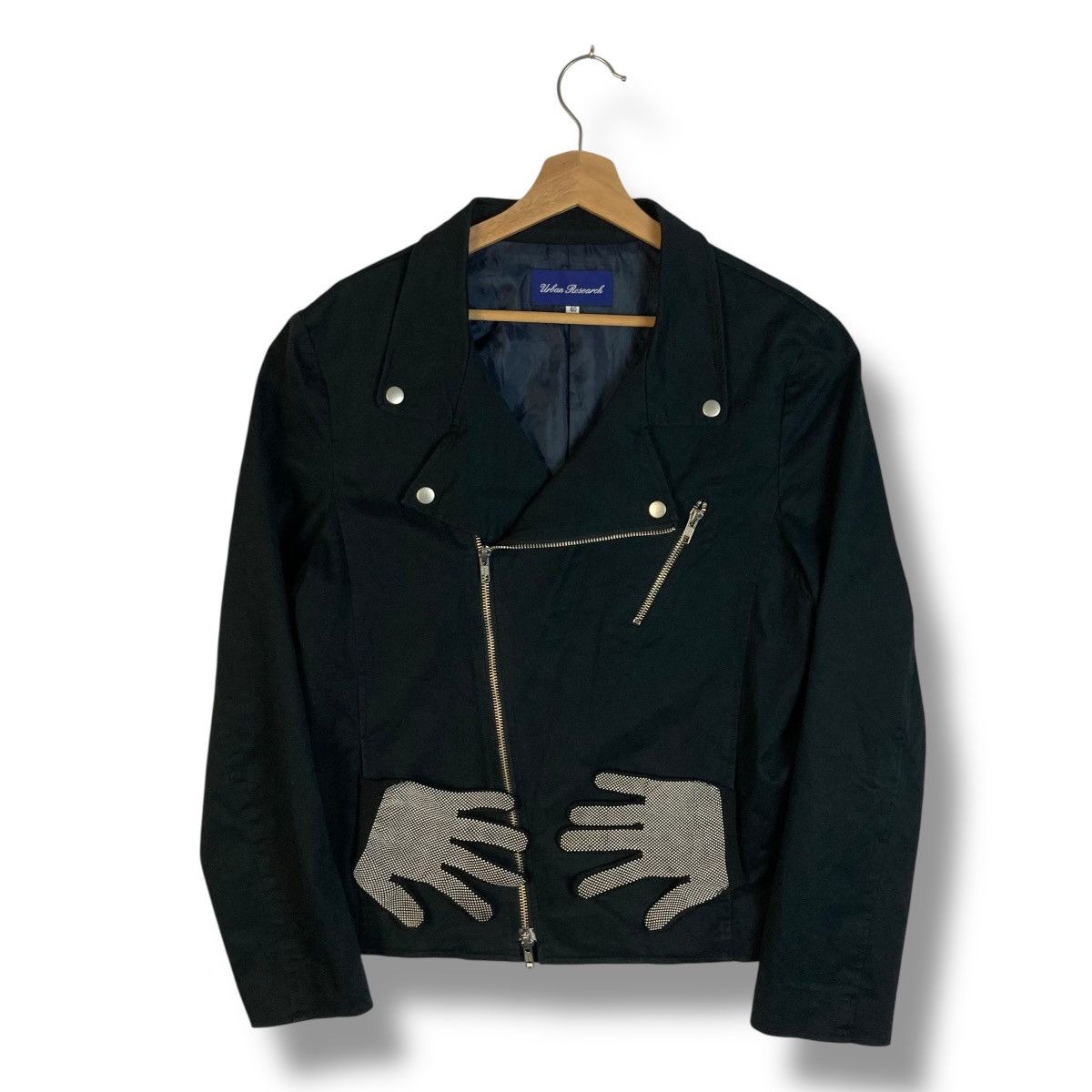URBAN RESEARCH DOORS 🇯🇵 URBAN RESEARCH DOUBLE COLLAR PUNK GOTHIC JACKET Size US M / EU 48-50 / 2 - 2 Thumbnail
