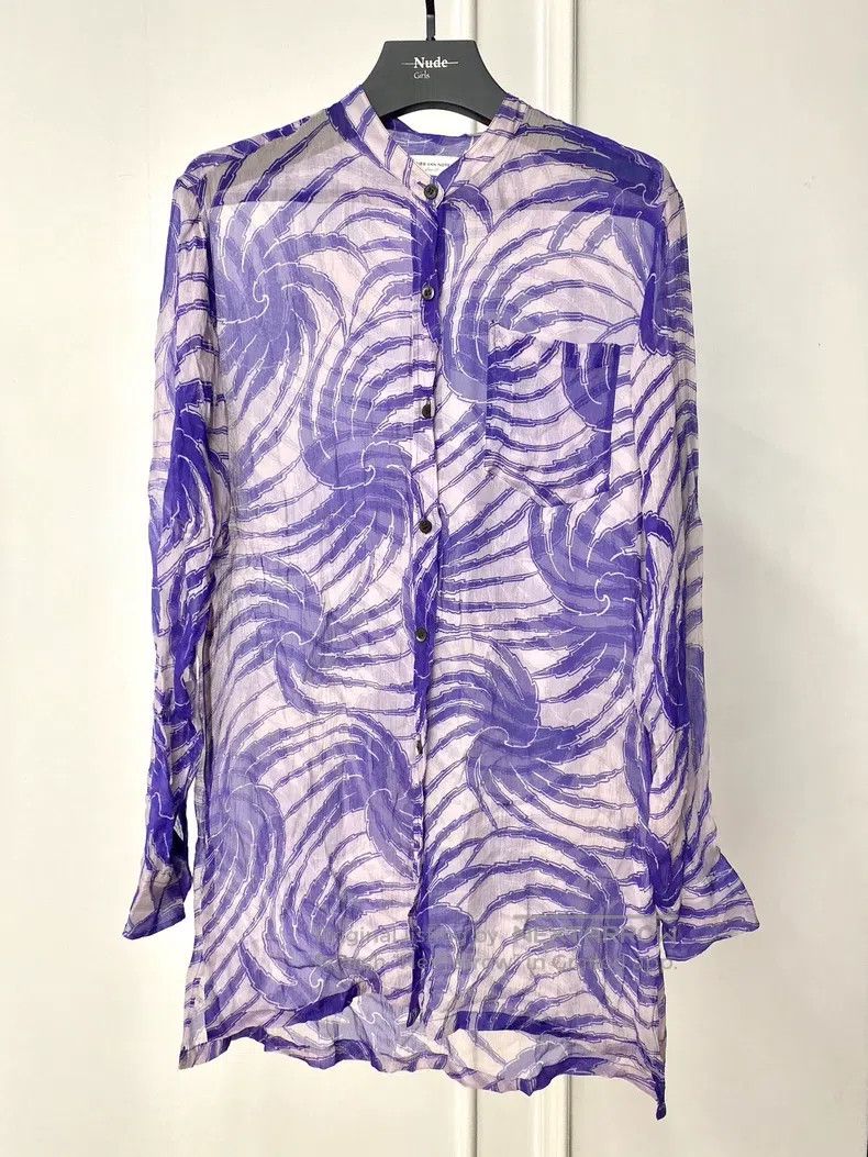 Dries Van Noten Dries Van Noten size:36 Silk Shirt Size S / US 4 / IT 40 - 1 Thumbnail