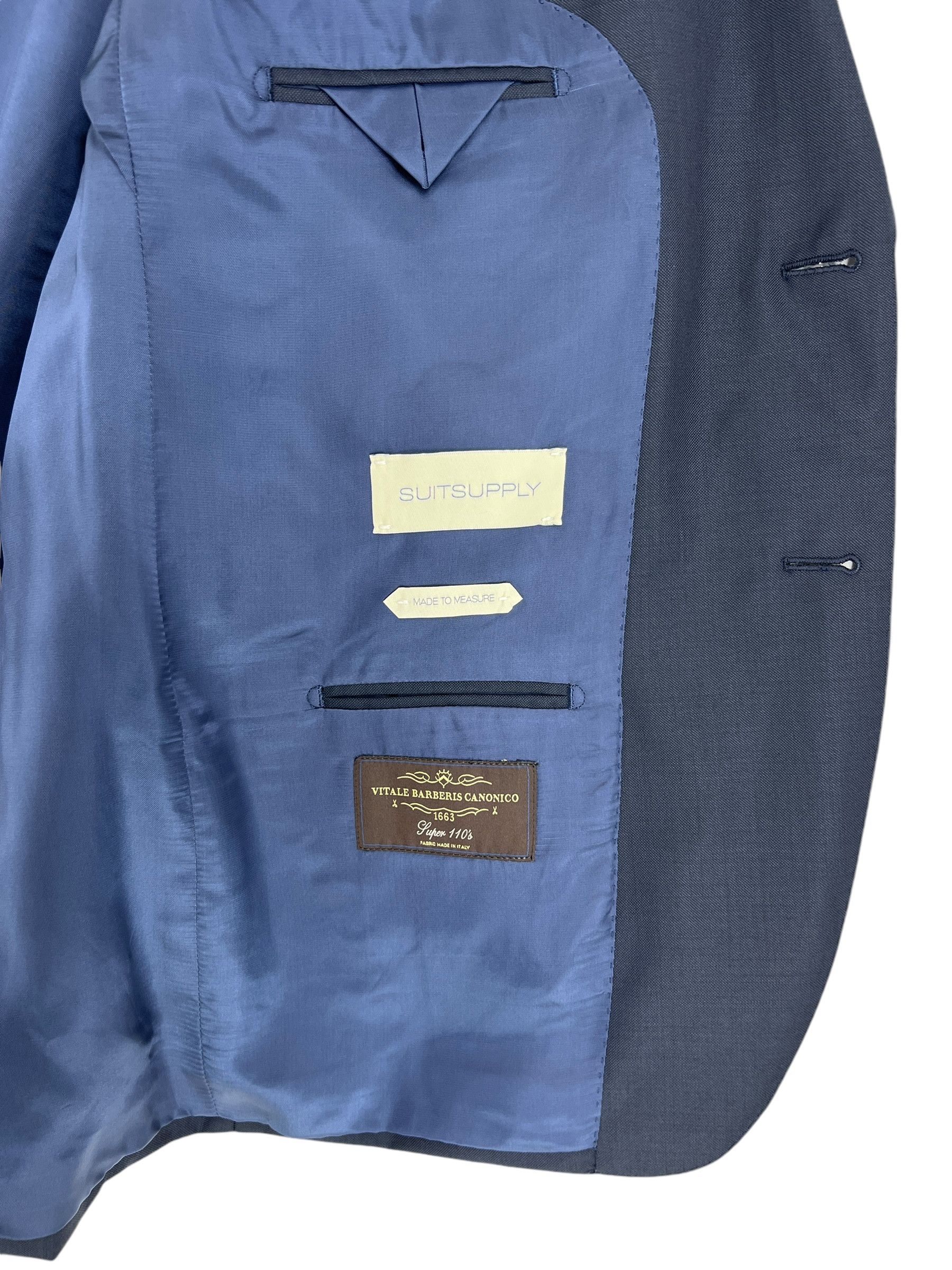 Suitsupply Lazio Wool Formal Blazer Waistcoat Suit EU:27; UK/US:44S Size 44S - 10 Thumbnail
