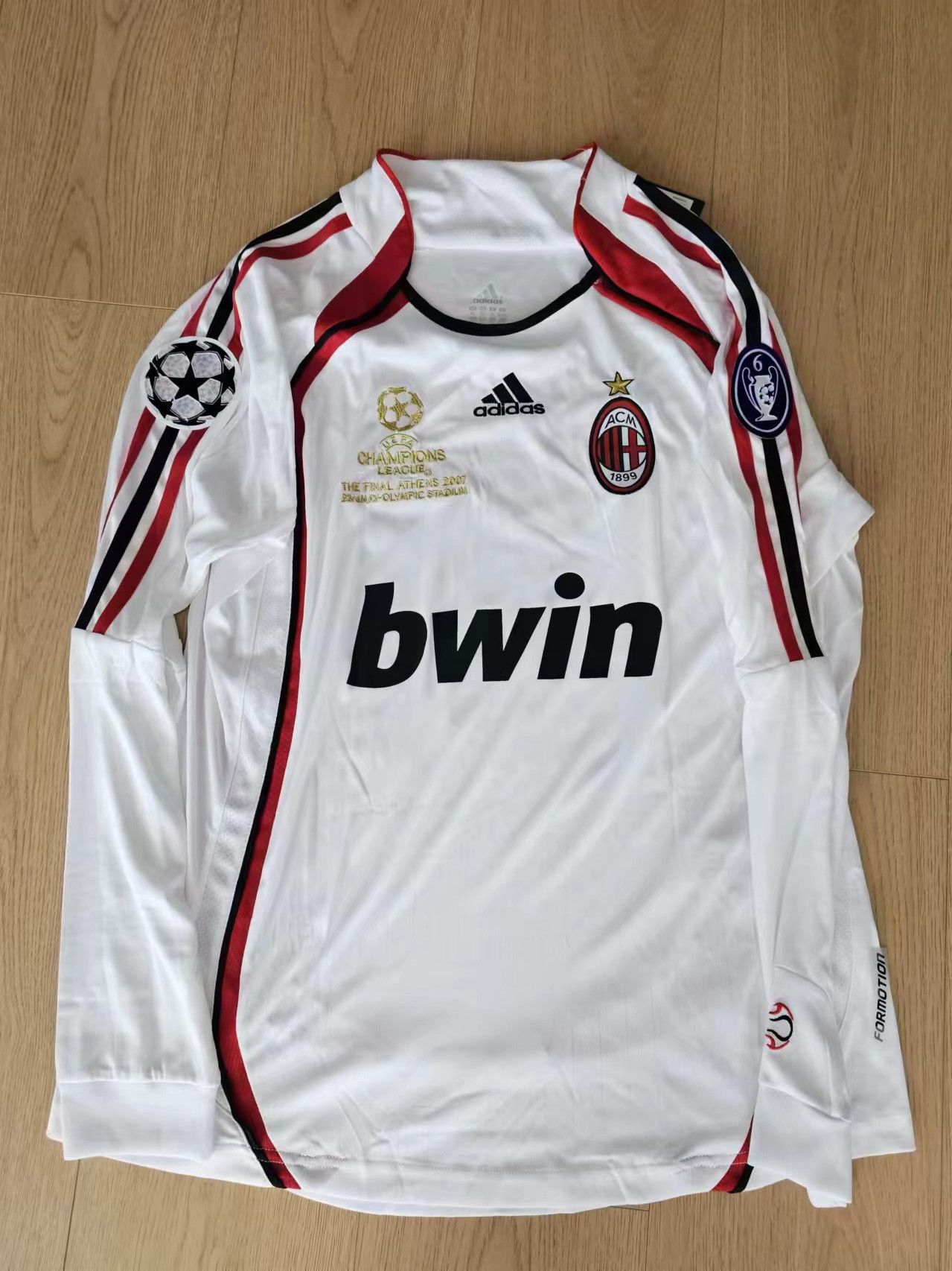 Vintage outlet #21 Andrea Pirlo Jersey 2006 2007 AC milan Jersey Long sleeve