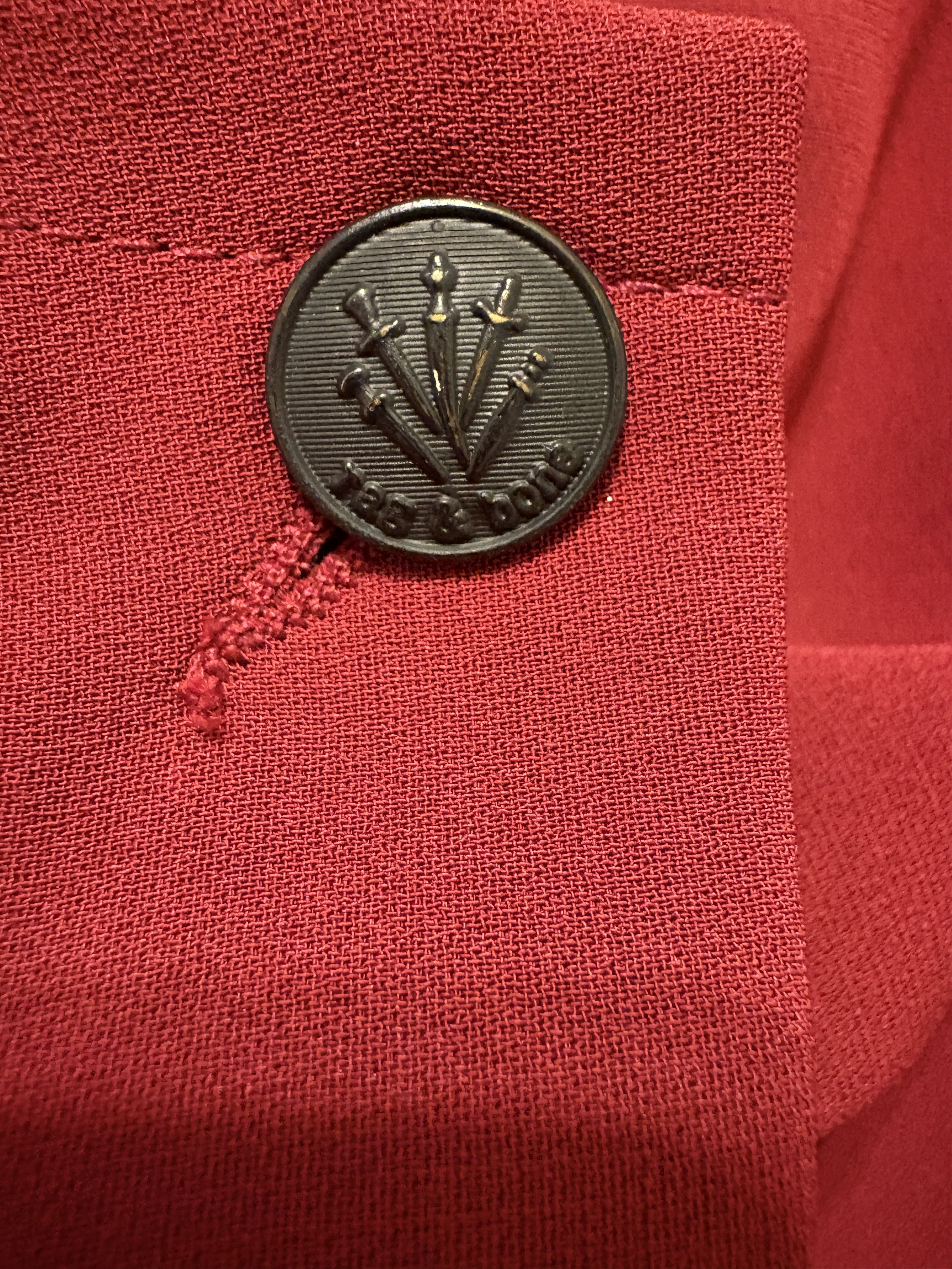 Rag & Bone Rag & Bone Burgundy Shawl Collar Blazer – Size S Size S / US 4 / IT 40 - 10 Thumbnail