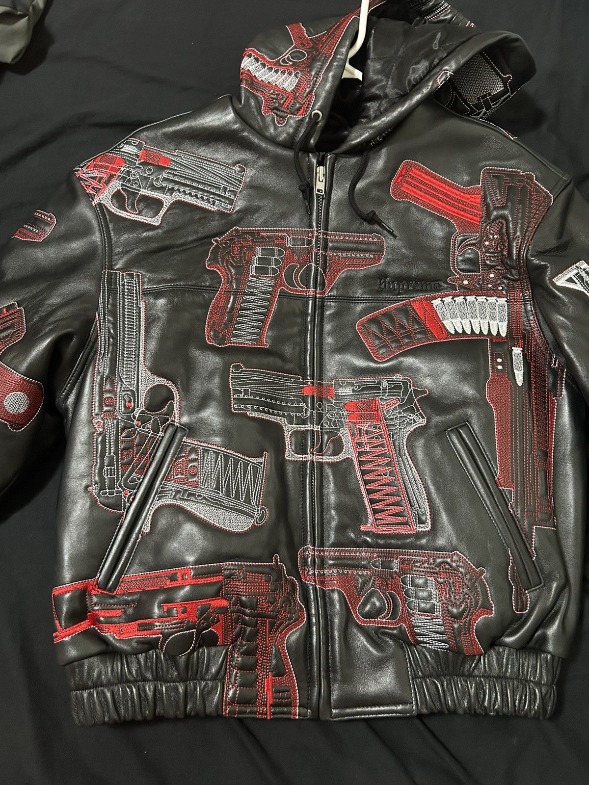 Supreme Supreme Gun Leather Jacket Size US S / EU 44-46 / 1 - 1 Thumbnail