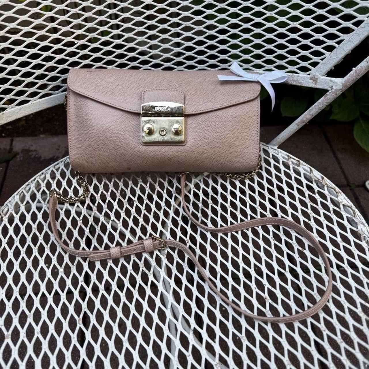 Furla Blush Pink & Gold Furla Crossbody Bag Size ONE SIZE - 1 Thumbnail