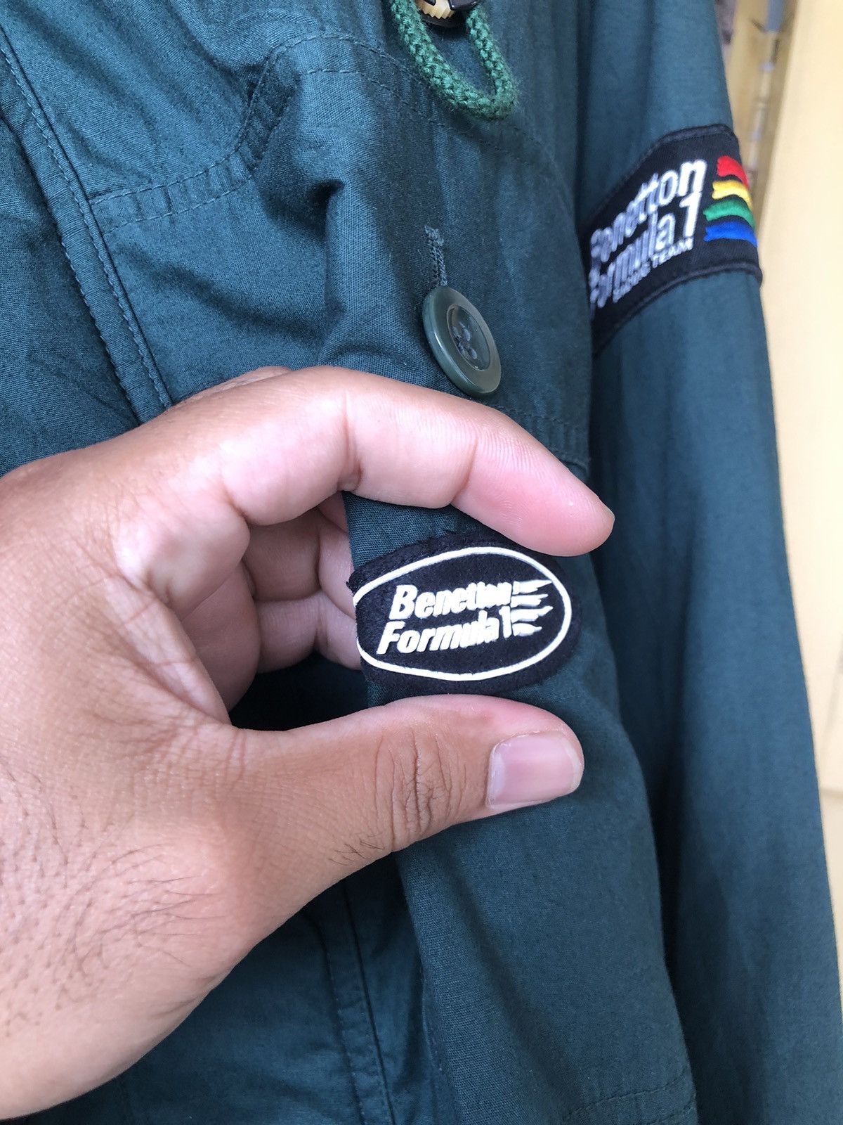 Benetton Vintage 90s Benetton Formula 1 Racing Team Parka Jacket Size US M / EU 48-50 / 2 - 9 Thumbnail