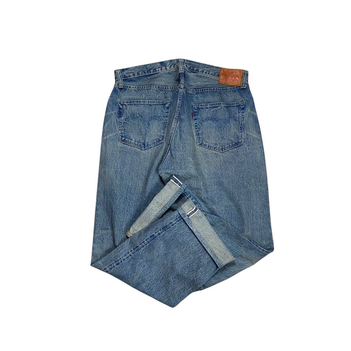 Japanese Brand × Sugar Cane × Vintage Sugarc Cane & Co. Selvedge Distressed Washed Denim Pants Size US 38 / EU 54 - 3 Thumbnail