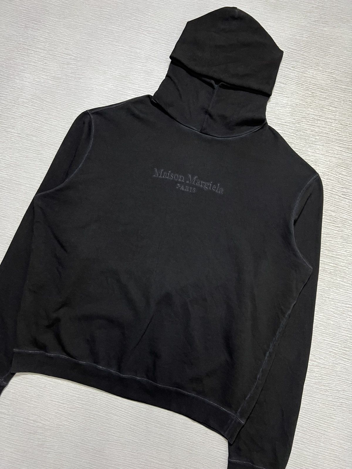 Maison Margiela Maison Margiela Logo Oversized Garment Dye Hooded Sweatshirt Size US S / EU 44-46 / 1 - 4 Thumbnail