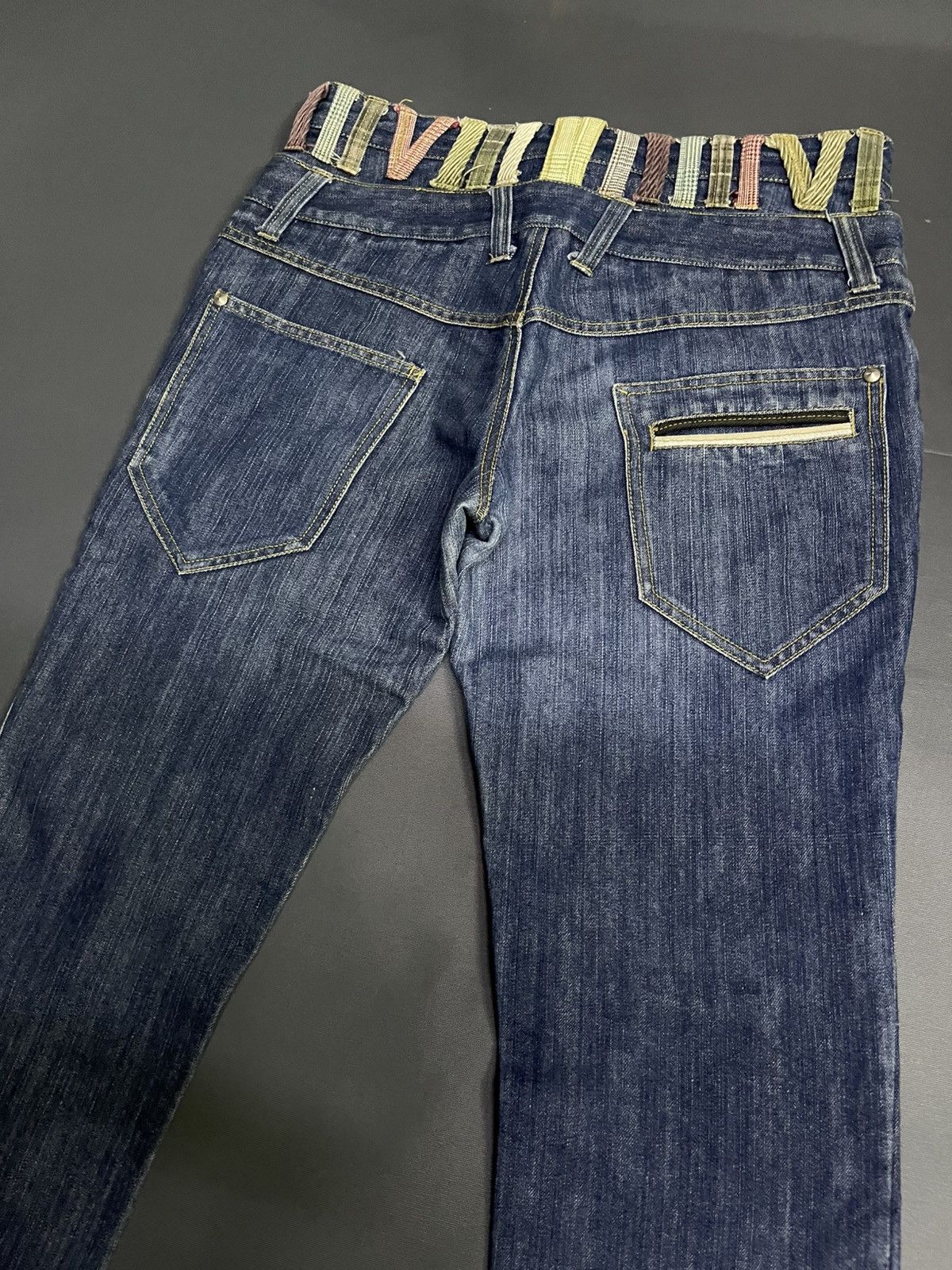 If Six Was Nine × Japanese Brand × Le Grande Bleu (L.G.B.) MANYDOPE IN HEAVEN BLINDEGE DESIGNER JEANS Size US 32 / EU 48 - 8 Thumbnail