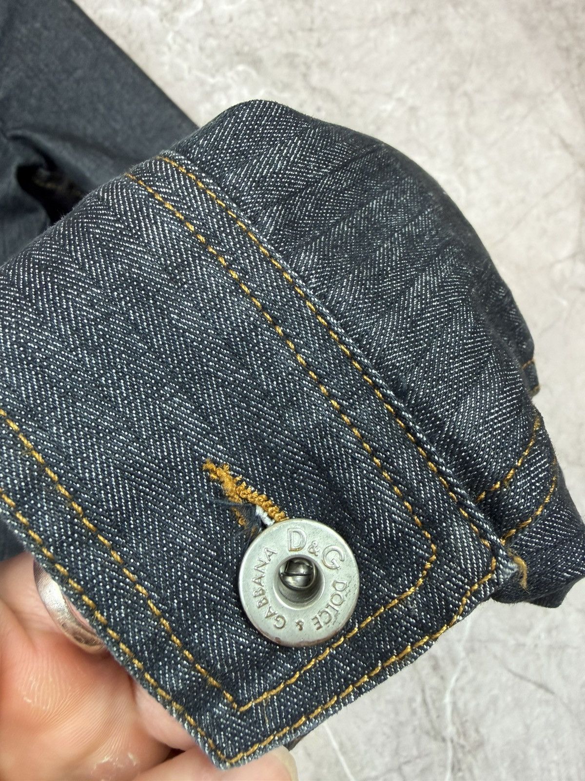 Dolce & Gabbana Dolce & Gabbana Blue Denim Butterfly Jeans Jacket Size S / US 4 / IT 40 - 14 Thumbnail