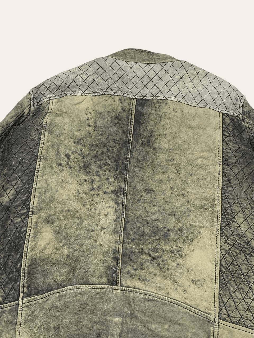 Vintage Vintage ECO SNAKE LEATHER Faded Distressed Jacket Y2k Size US XL / EU 56 / 4 - 8 Thumbnail