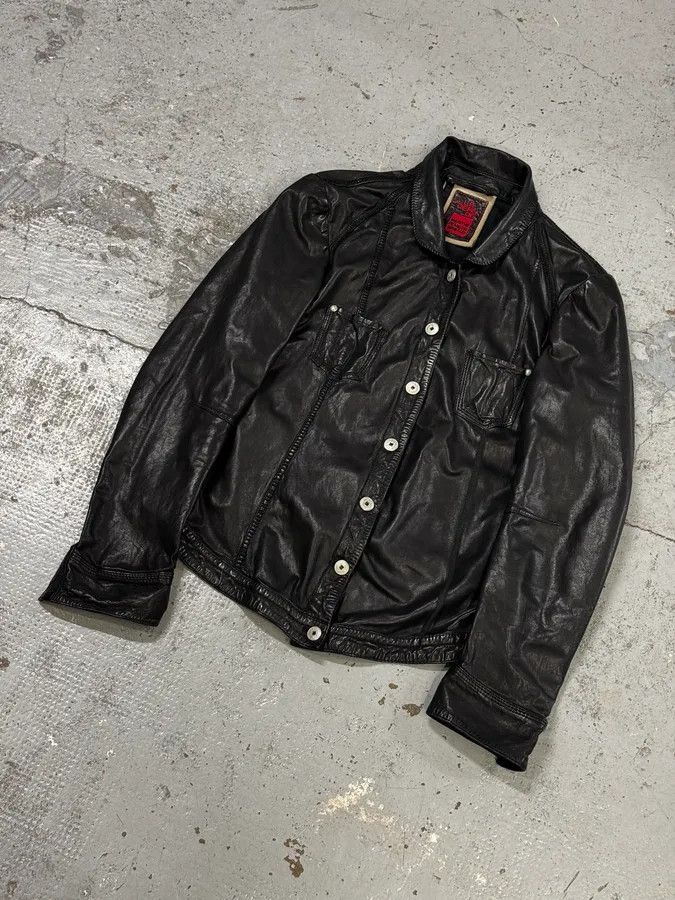 Marithe + Francois Girbaud Marithé + François Girbaud Black Avant-Garde Patches Leather Jacket Size M / US 6-8 / IT 42-44 - 5 Thumbnail