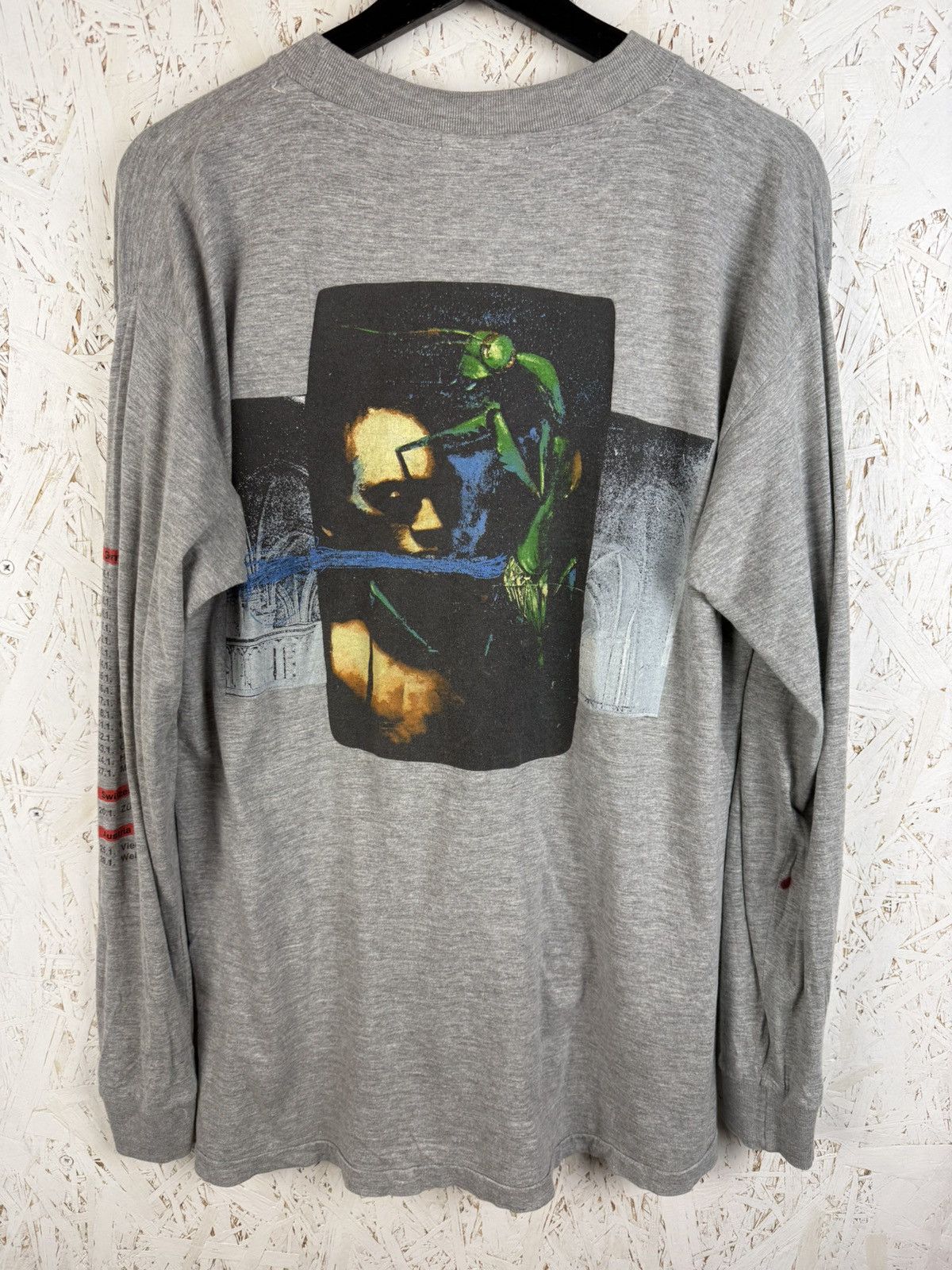 Band Tees 90s Kreator World After The Rain 1993 Thrash Metal L/S Grey Size US L / EU 52-54 / 3 - 1 Thumbnail