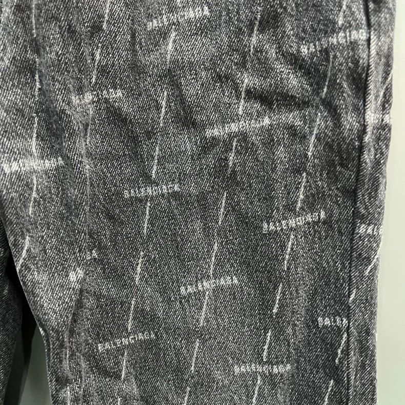 Balenciaga Balenciaga size 25 Black washed barrage logo jeans Size 25" / US 0 / IT 36 - 3 Thumbnail