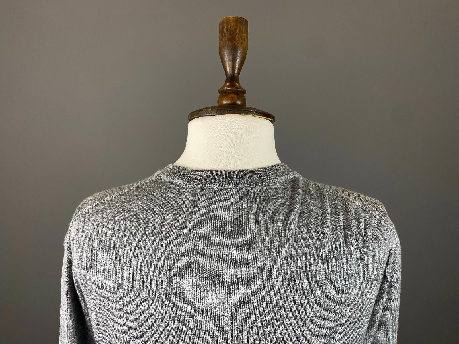 Filippa K Ladies Filippa K Gray Wool V-Neck Sweater Size S Size S / US 4 / IT 40 - 5 Thumbnail
