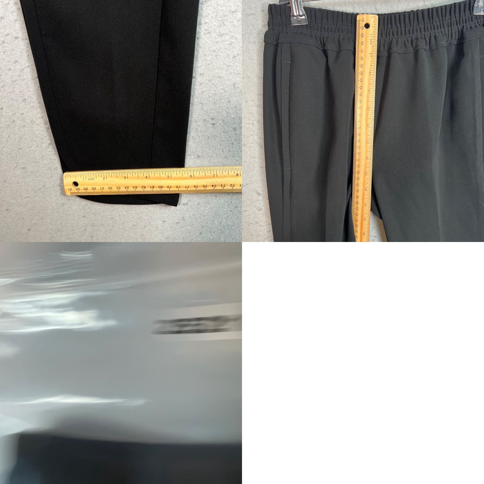 J.Crew J.CREW Womens 00 Black Elastic Waist Tapered Pants Size 24" / US 00 / IT 34 - 8 Thumbnail