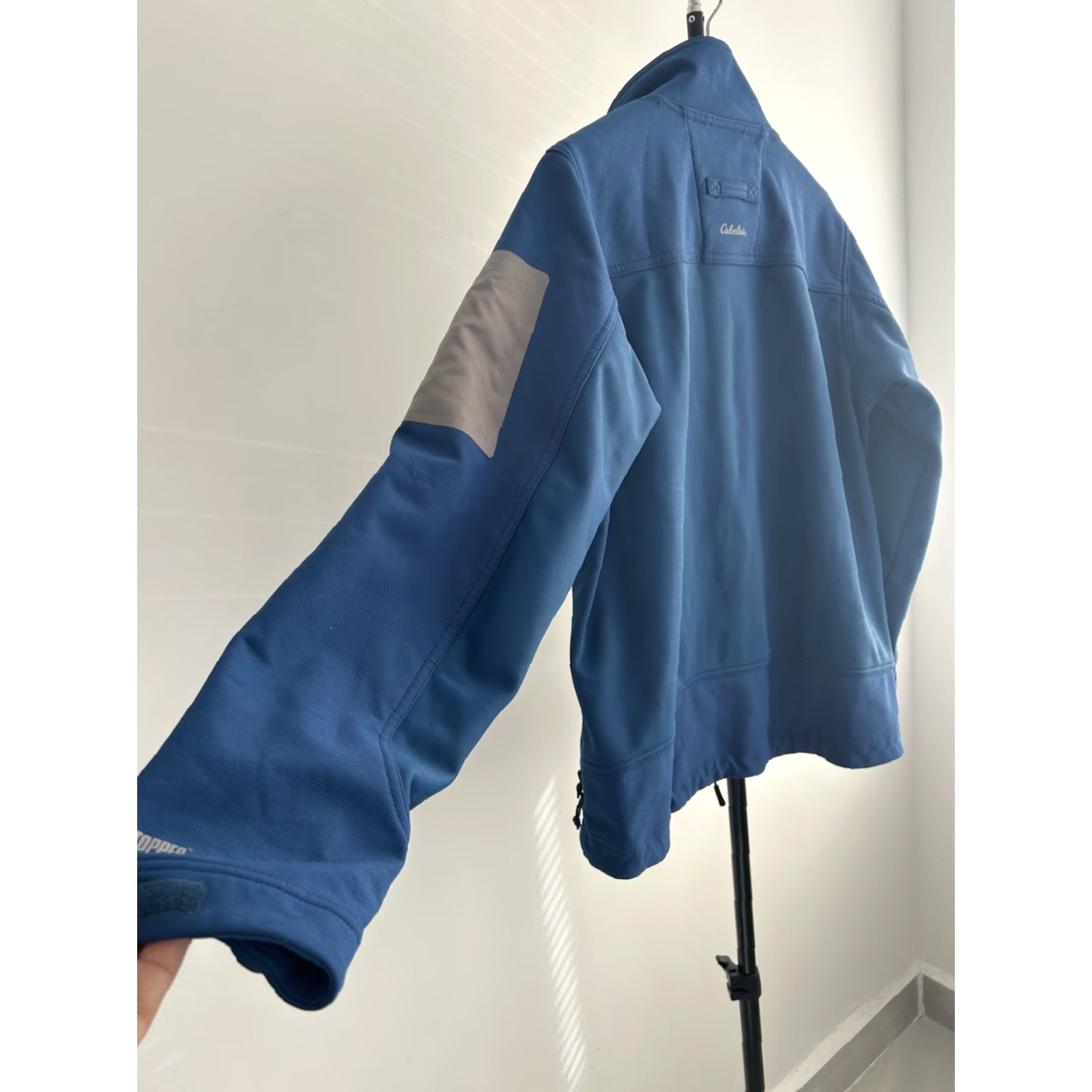 Vintage Women's Cabela's Outdoor Blue & Grey Lightweight SoftShell ZipUp Jacket Size Med Size M / US 6-8 / IT 42-44 - 7 Thumbnail