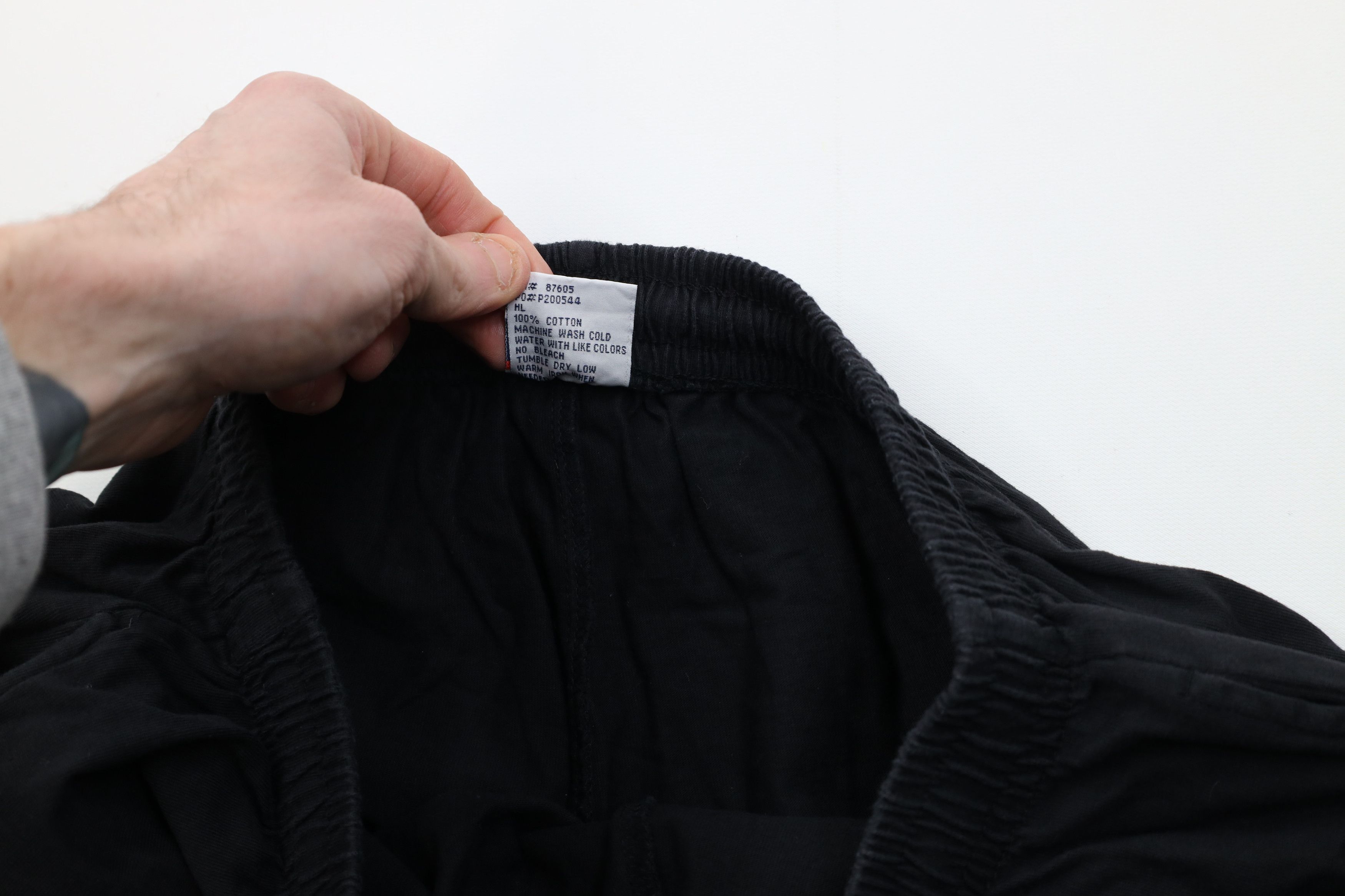 Vintage Vintage 90s Y2K Streetwear Cotton Above Knee Shorts Black Size US 36 / EU 52 - 8 Thumbnail