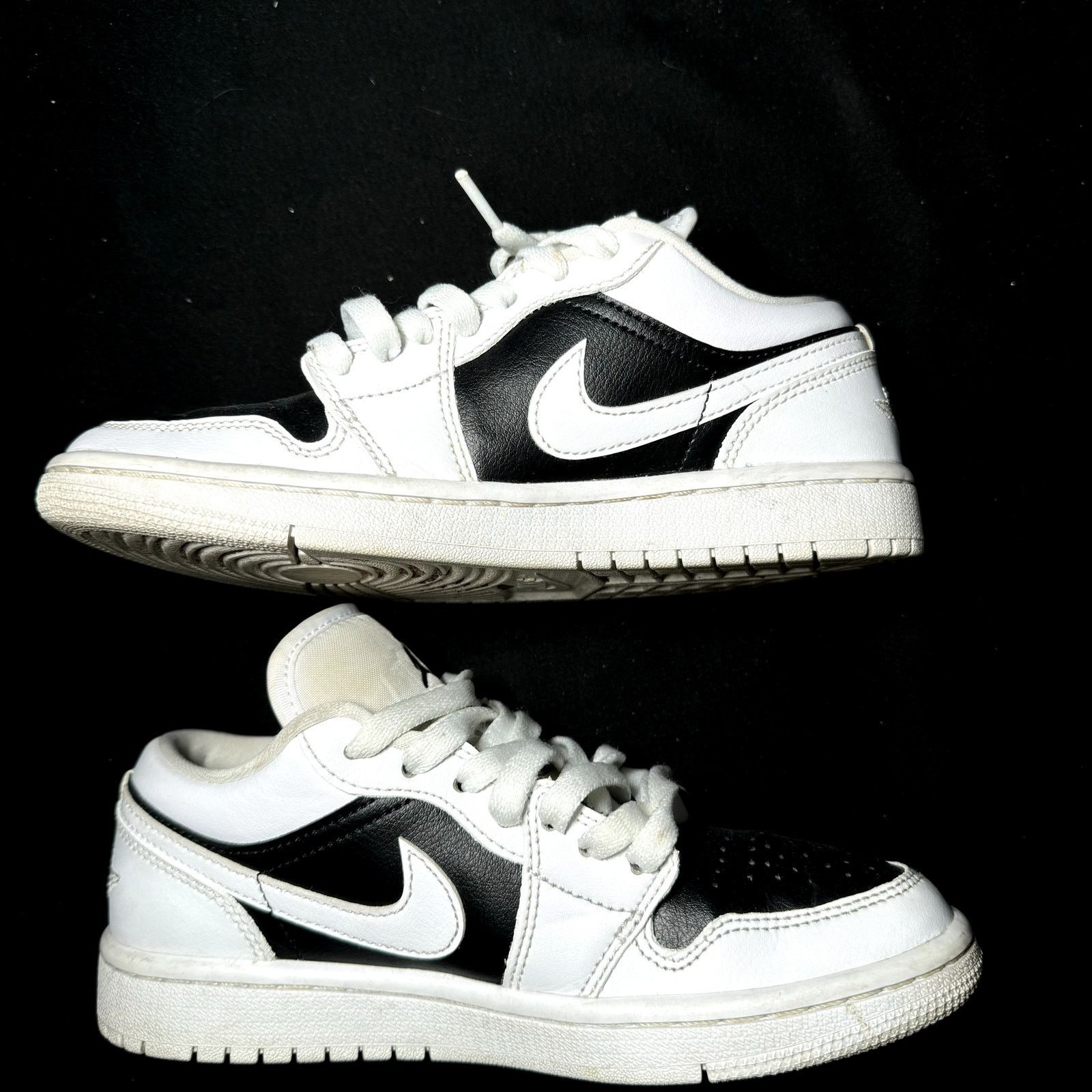Jordan Brand × Nike Wmns Nike Air Jordan 1 Low Panda Women's Shoes - Size 5.5 Size US 5.5 / IT 35.5 - 3 Thumbnail
